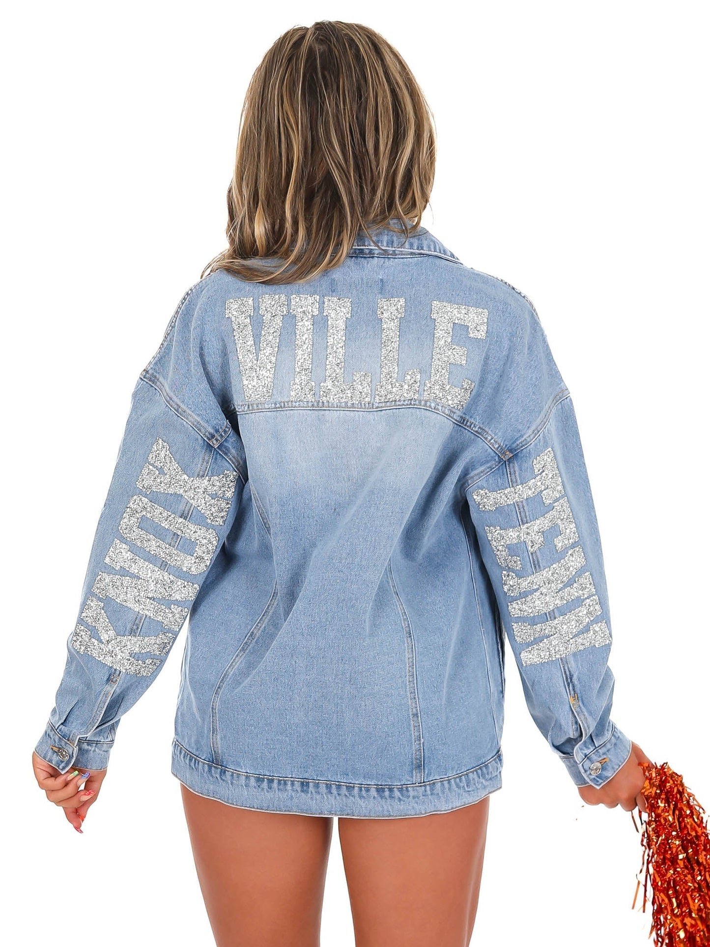 Rhinestone Knoxville Tenn Denim Jacket