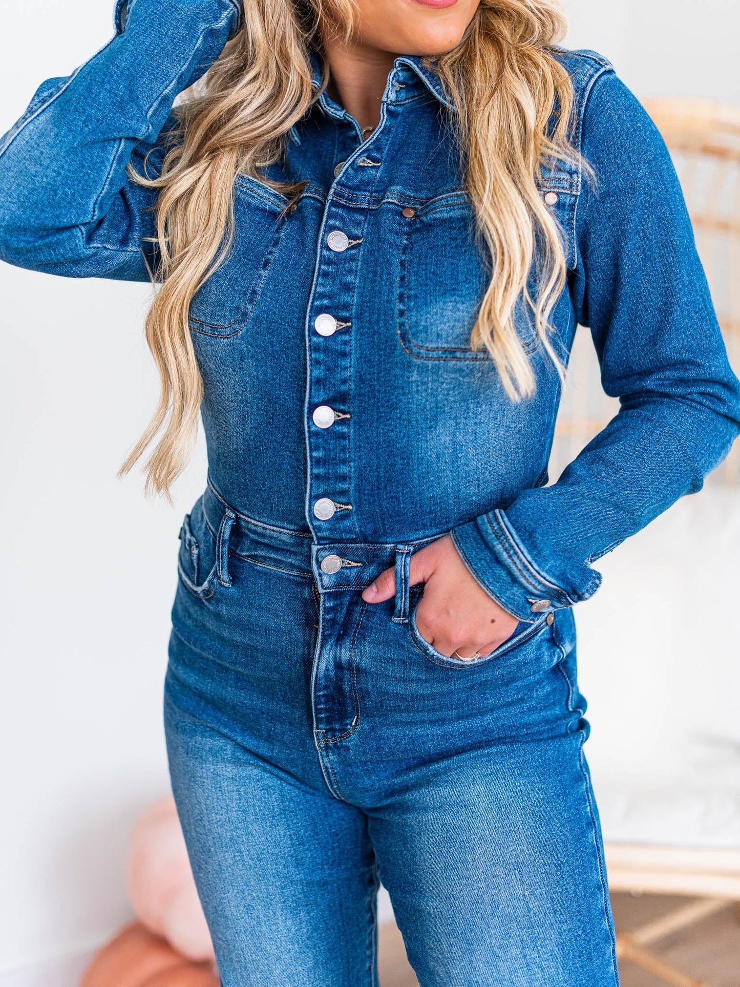 My Reputation Denim Jumpsuit