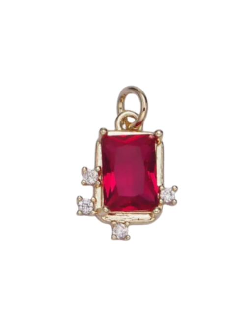 Ruby Stone Charm