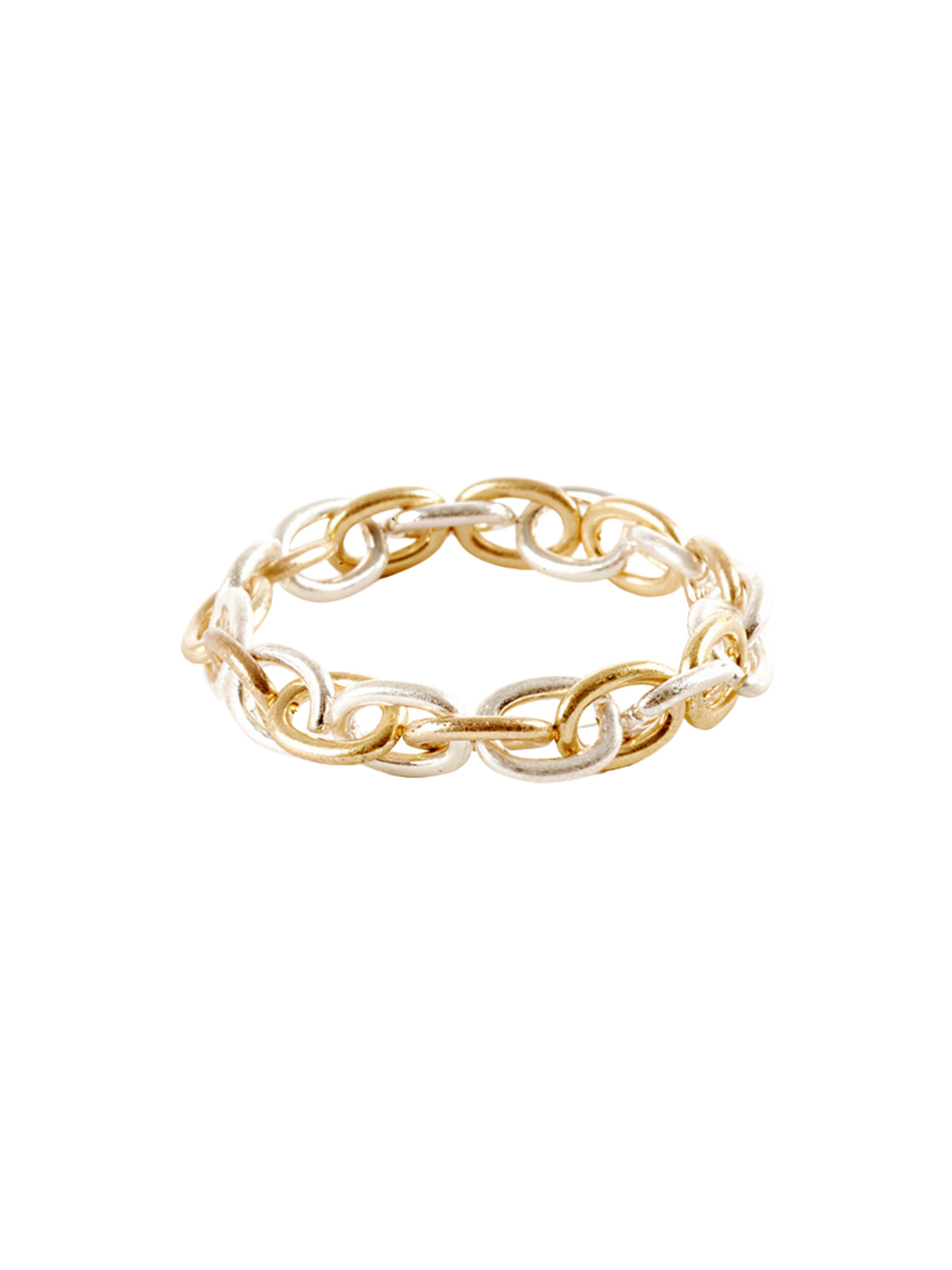 Metal Link Elastic Bracelet