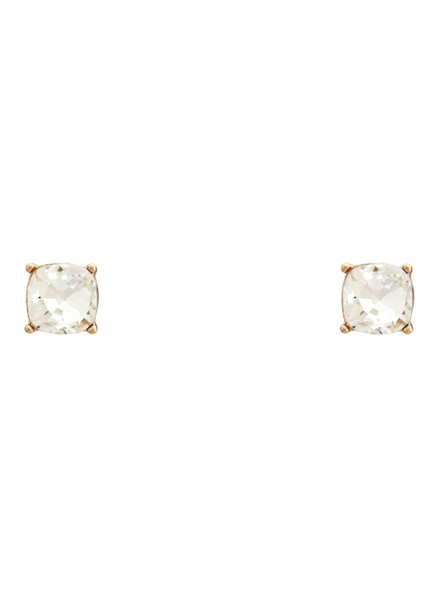 Glass Rhinestone Stud Earrings