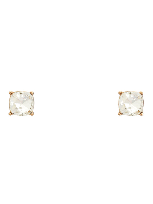 Glass Rhinestone Stud Earrings