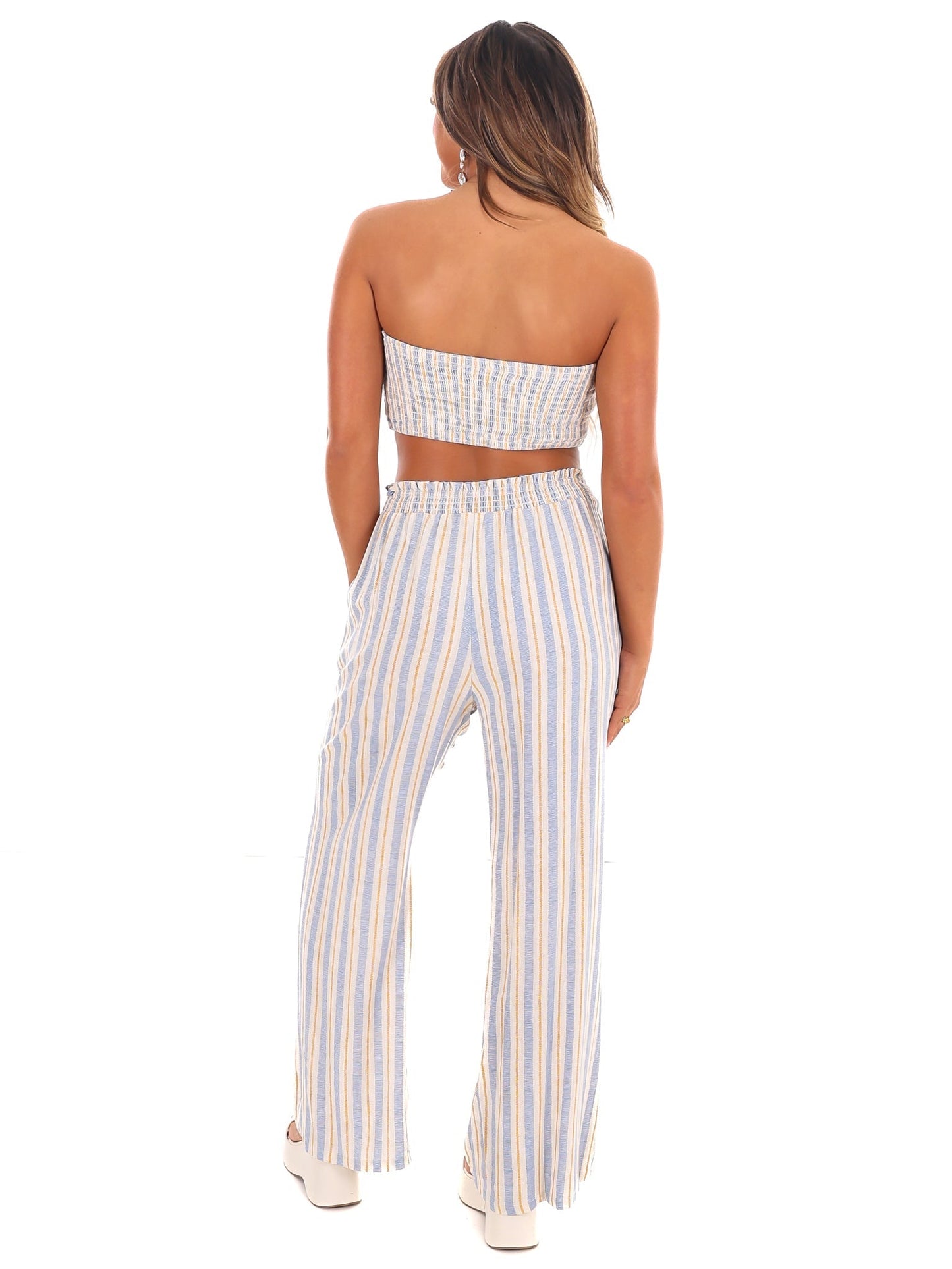 Never Til Now Stripe Two Piece Set