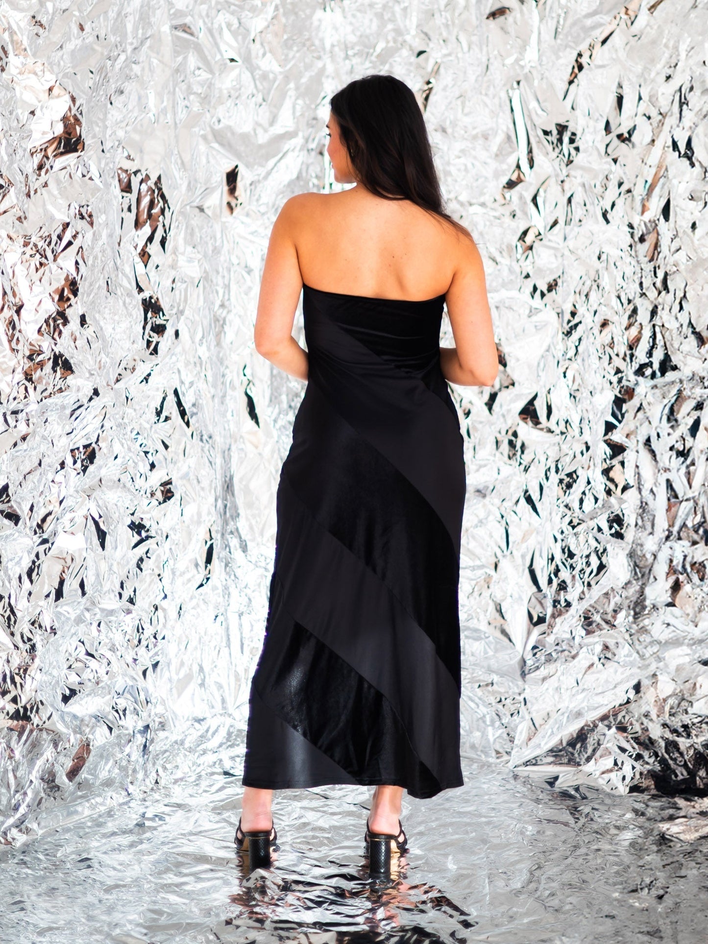 Meet Me At Midnight Midi Dress