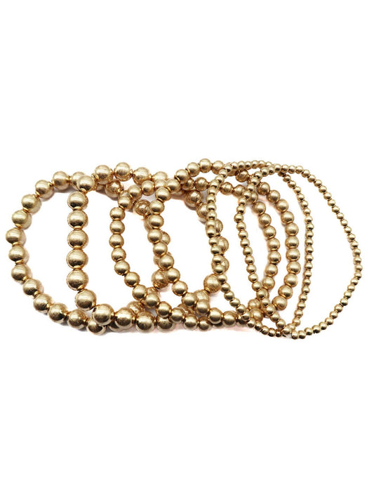 Metallic Multi Stretch Bracelet