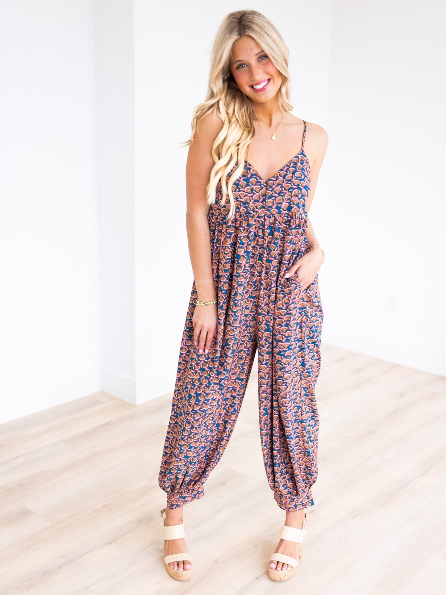 Mine All Mine Print Jumpsuit