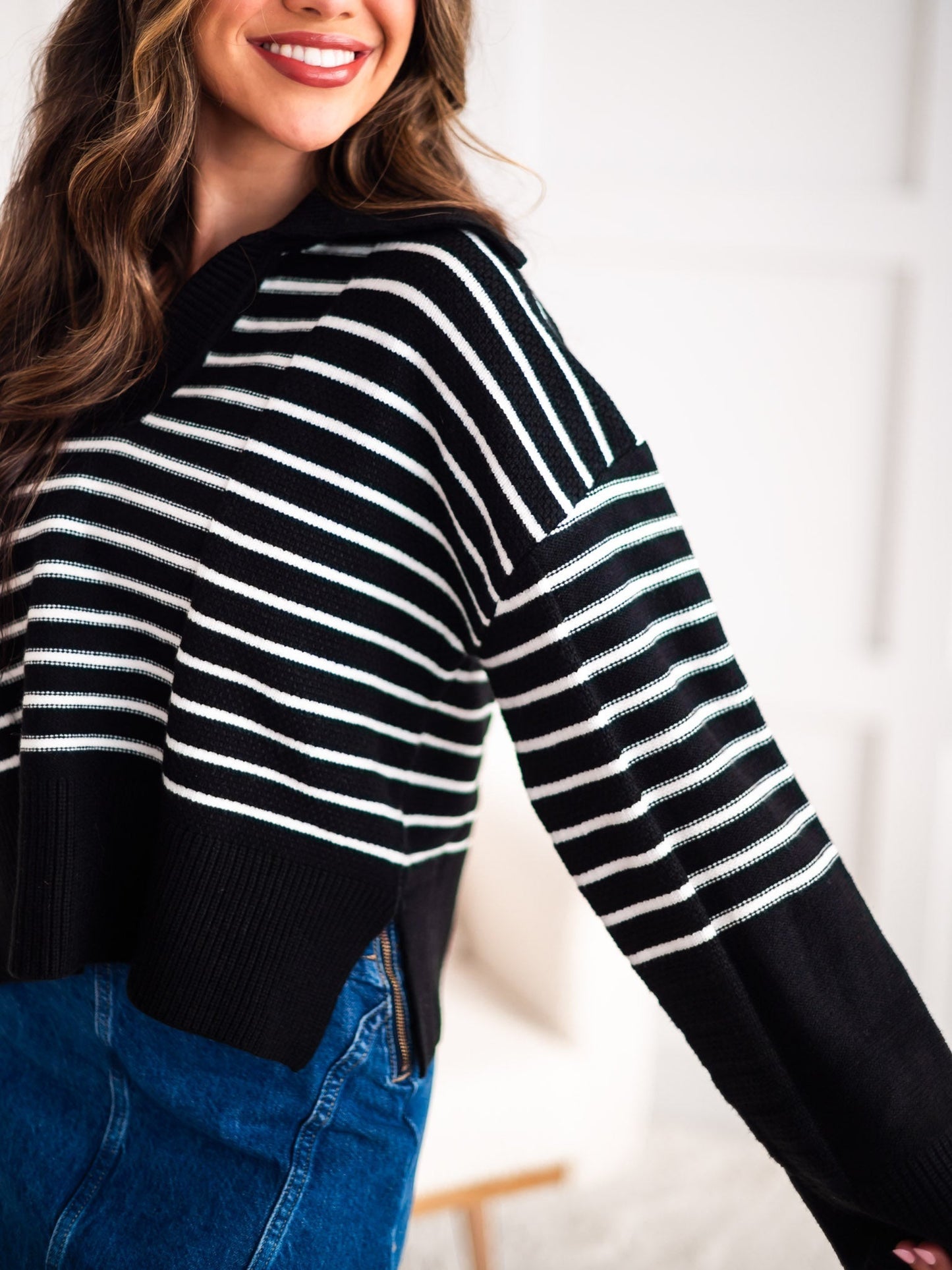 It Would Be You Striped Sweater