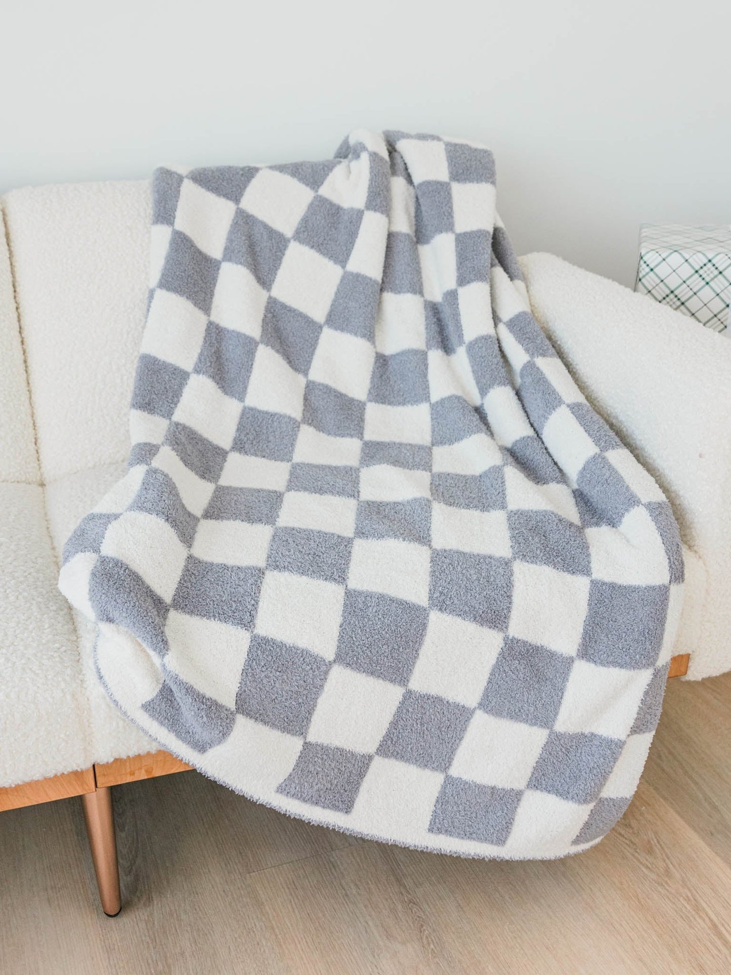 Jumbo Check Plush Blanket