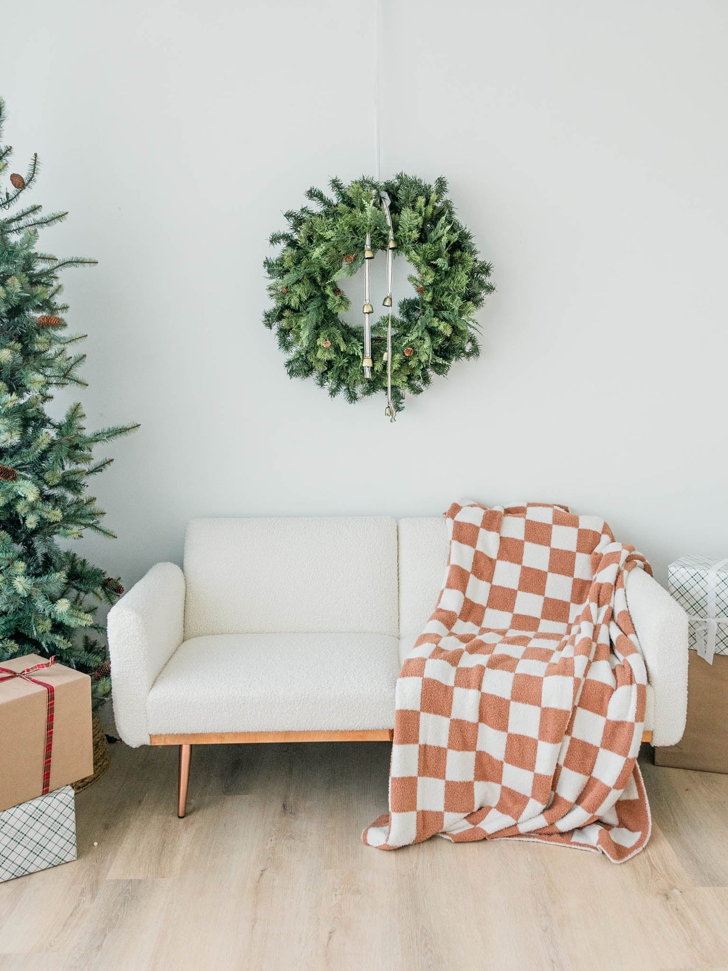 Jumbo Check Plush Blanket