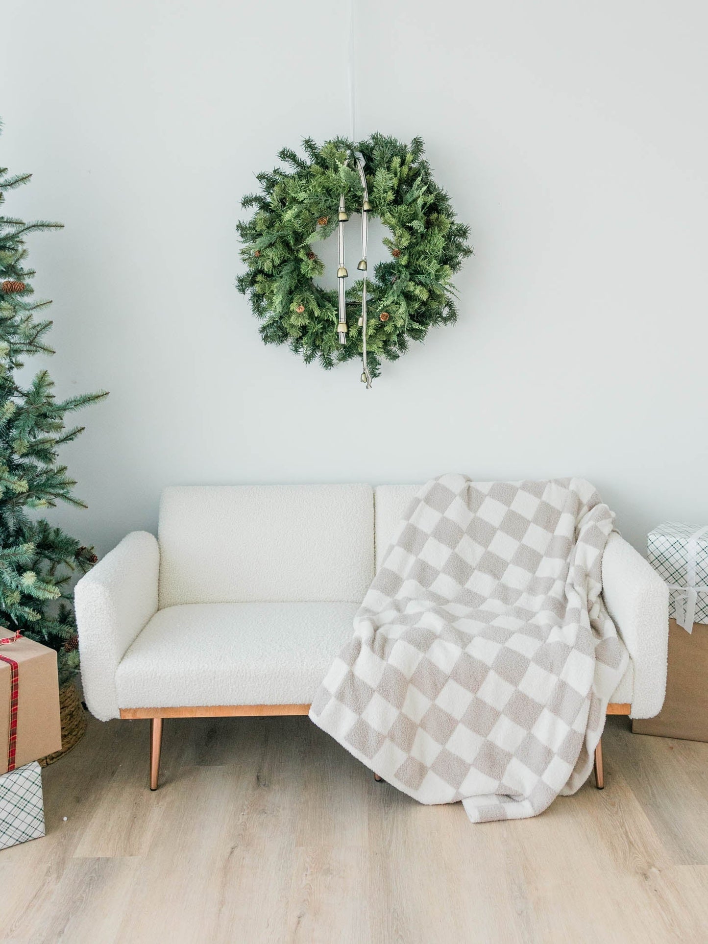 Jumbo Check Plush Blanket