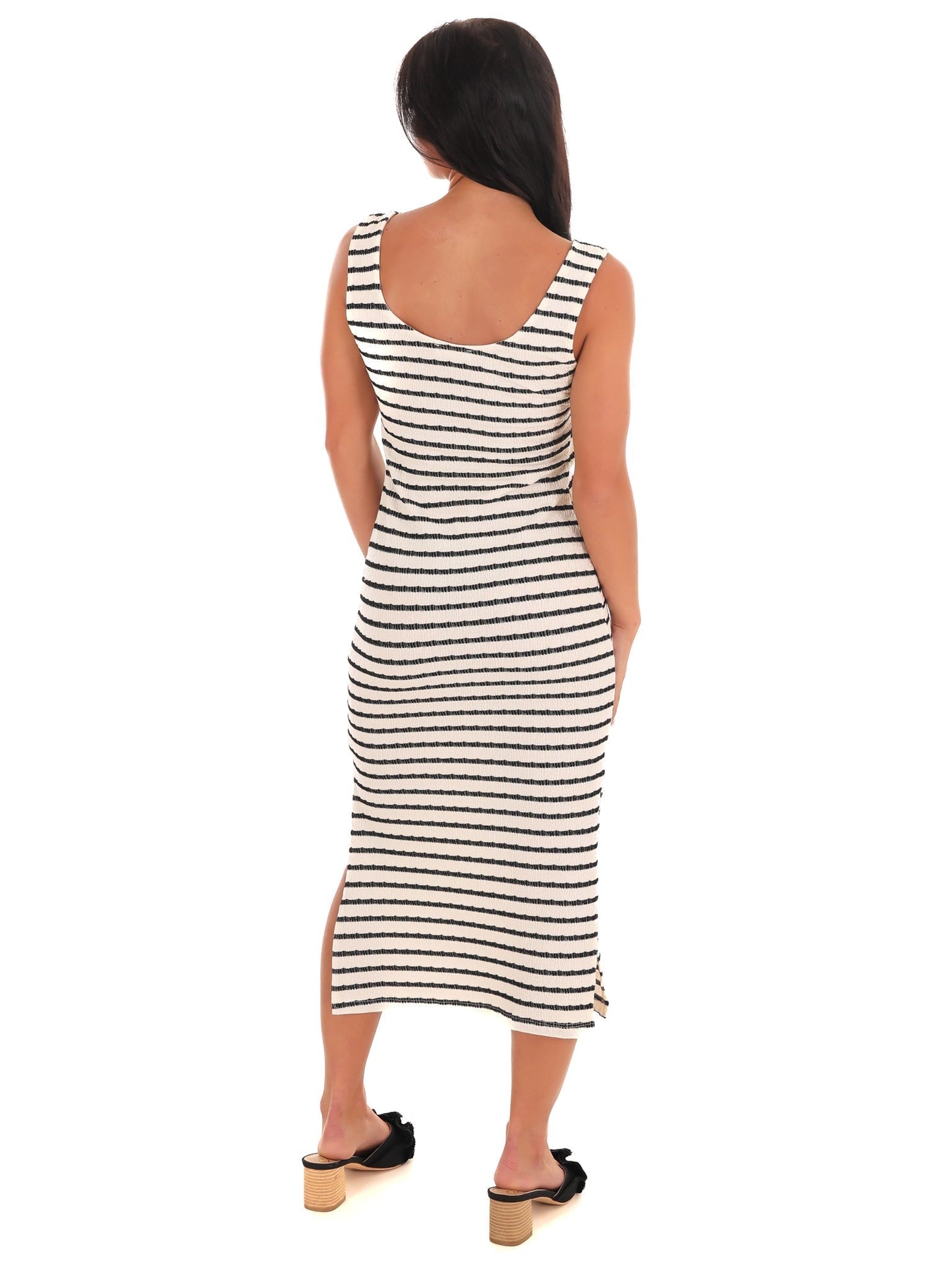 Part of Me Stripe Midi Dress