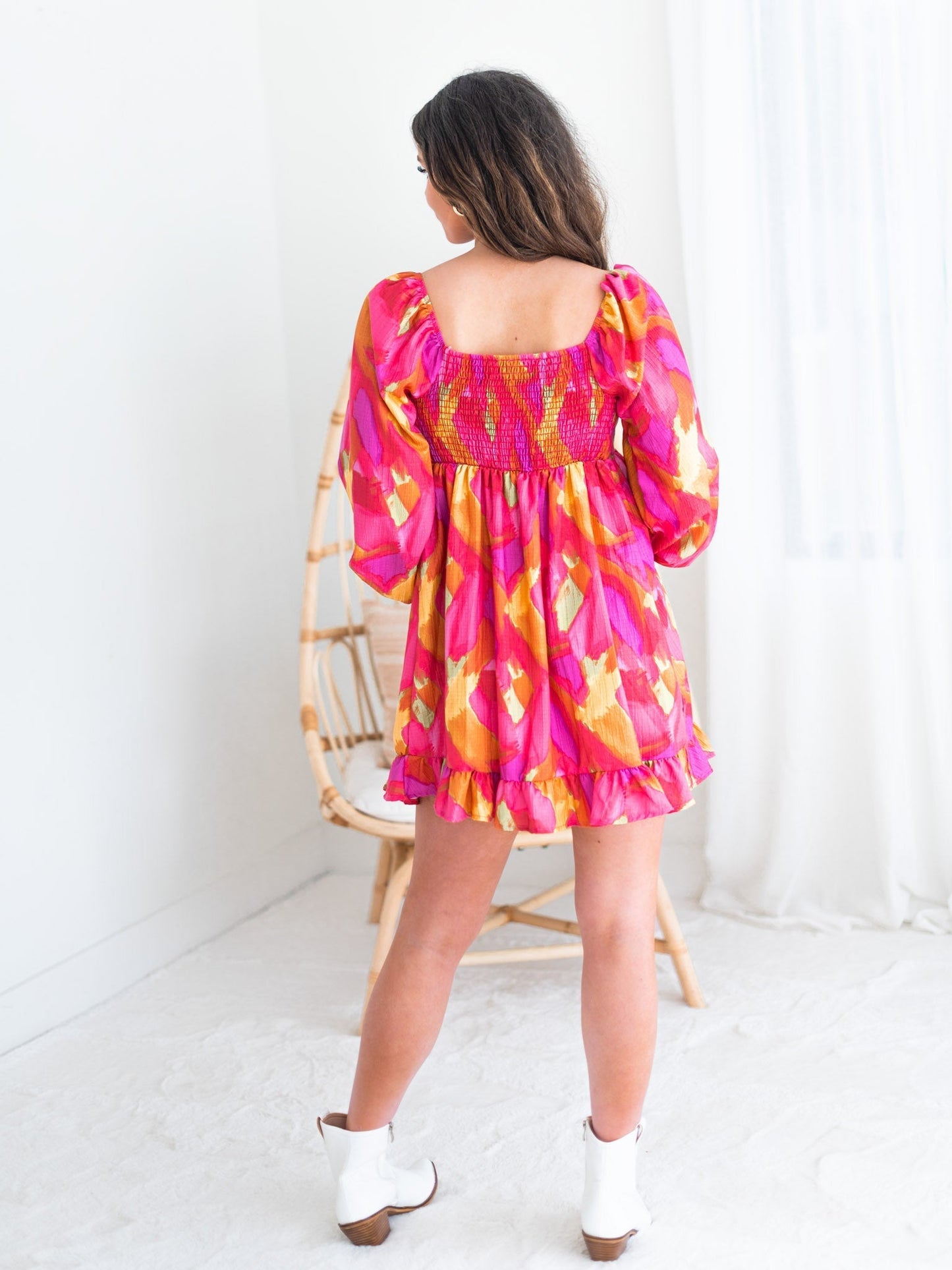 Songbird Print Dress
