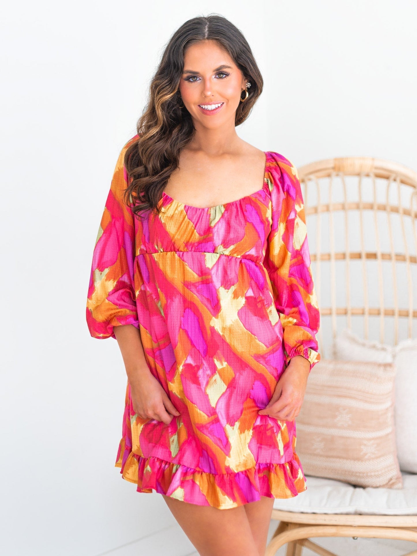 Songbird Print Dress