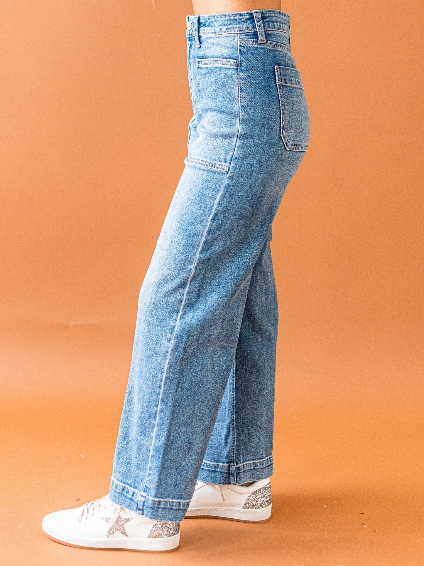 Maybe It's True Denim Utility Jeans