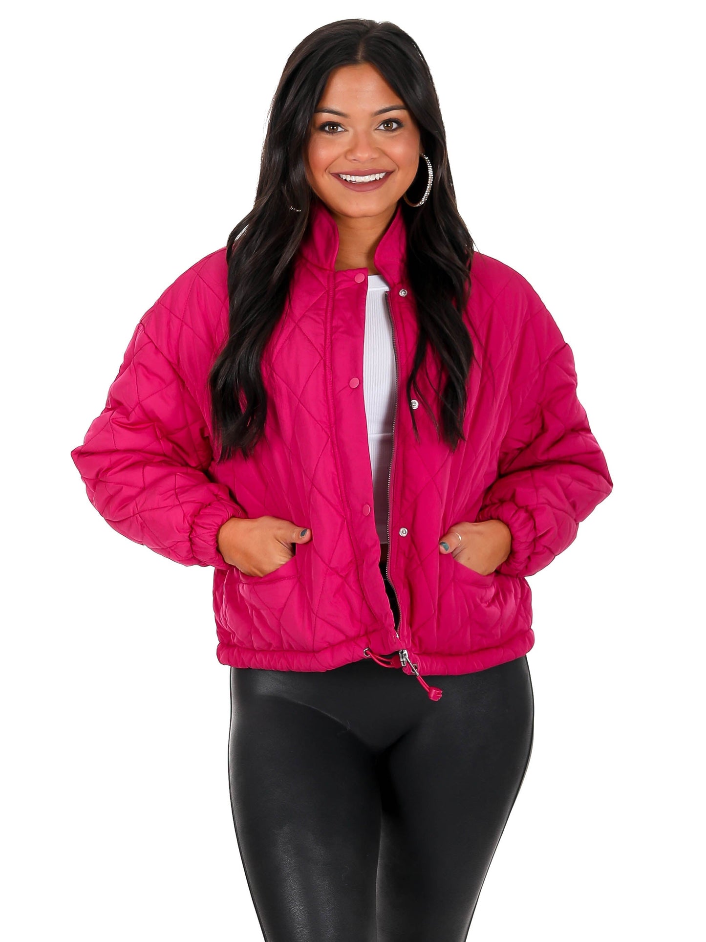 Just That Girl Quilted Jacket