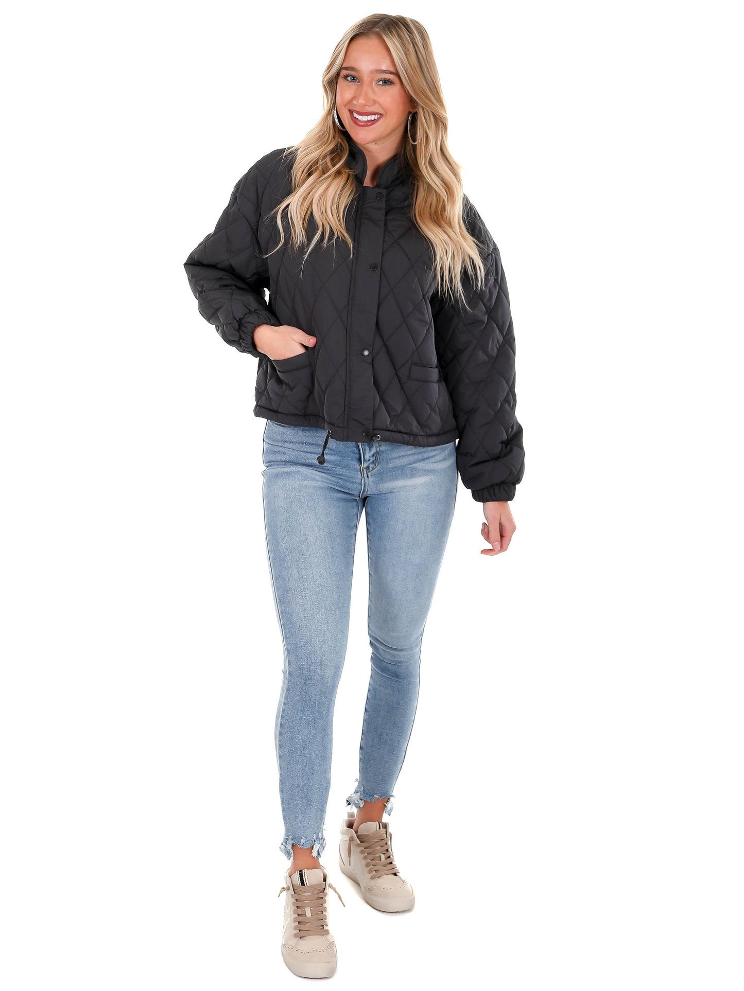 Just That Girl Quilted Jacket