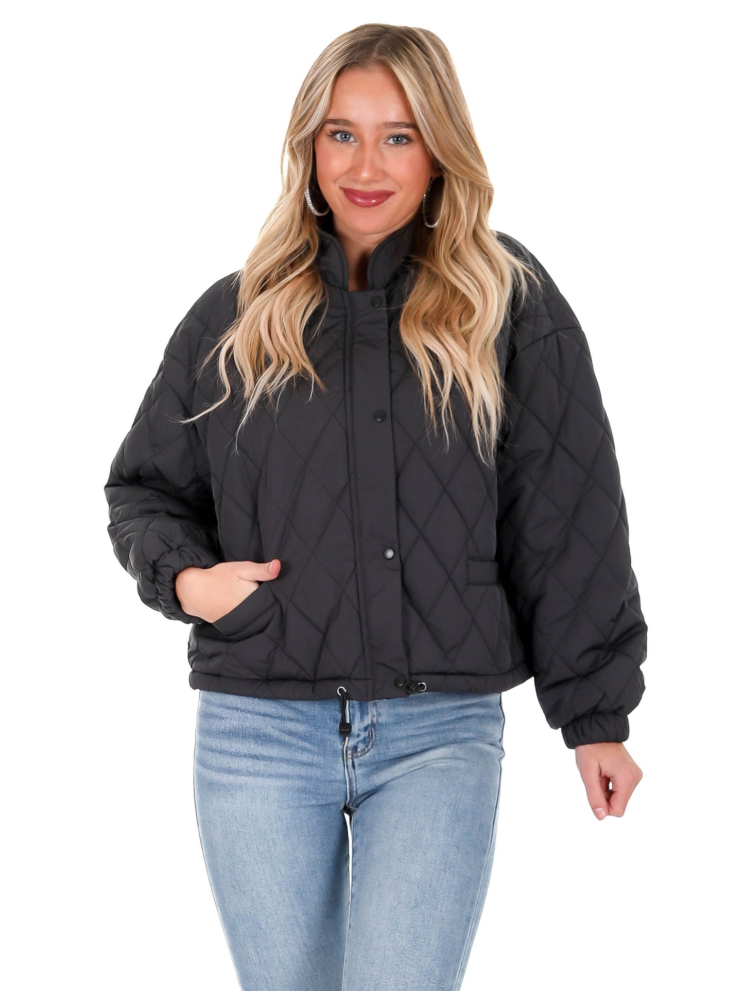 Just That Girl Quilted Jacket