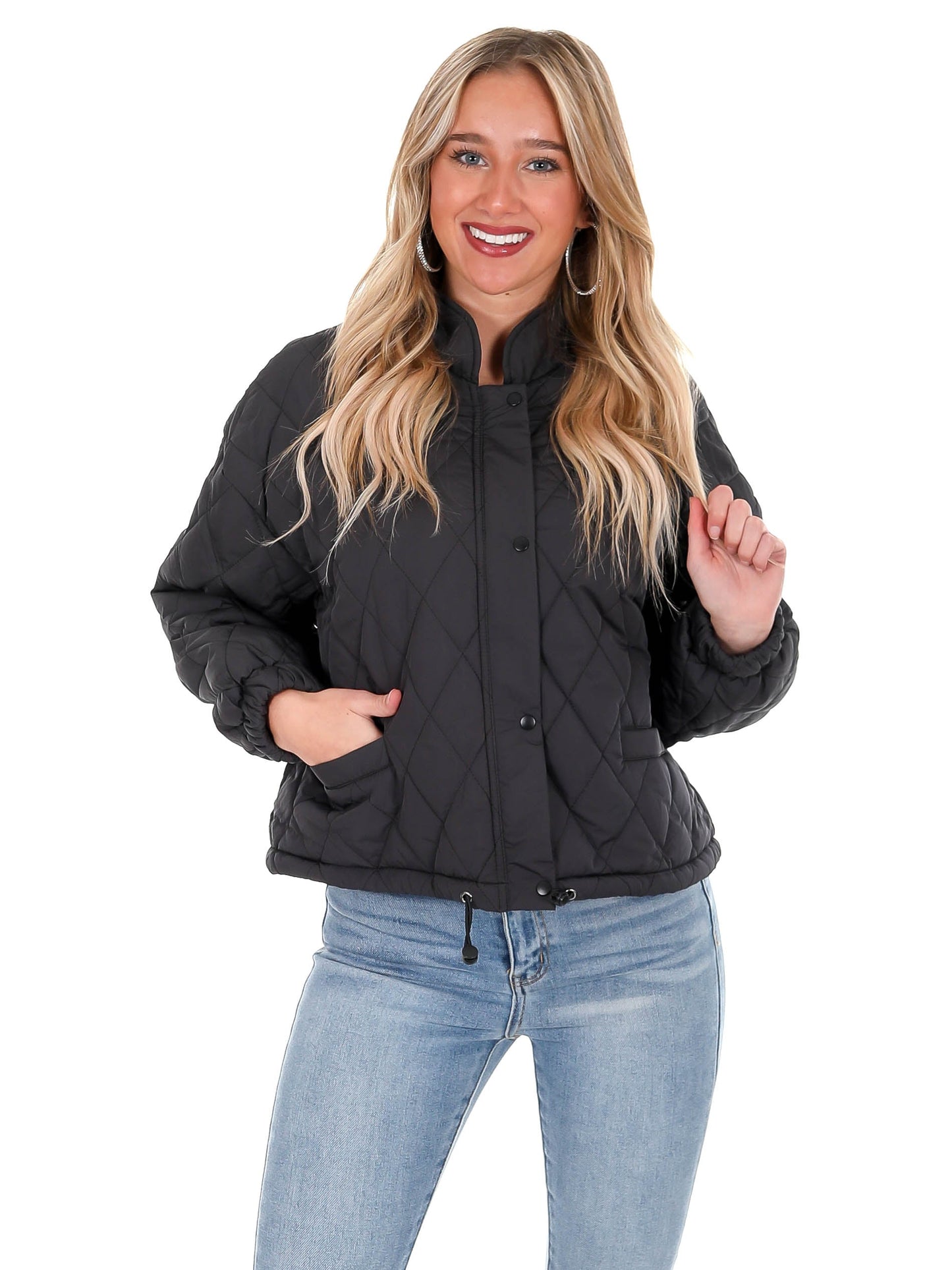 Just That Girl Quilted Jacket