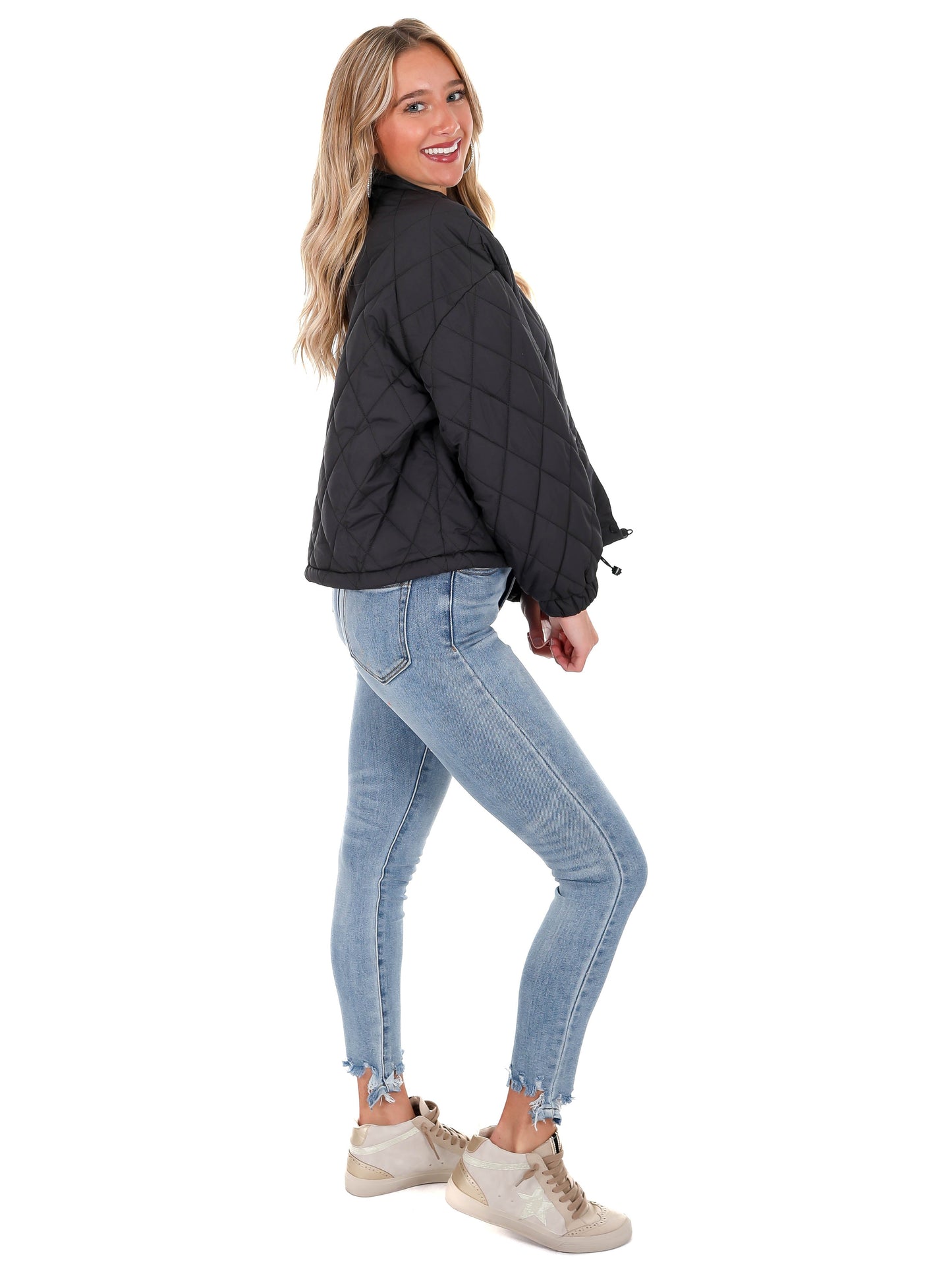 Just That Girl Quilted Jacket