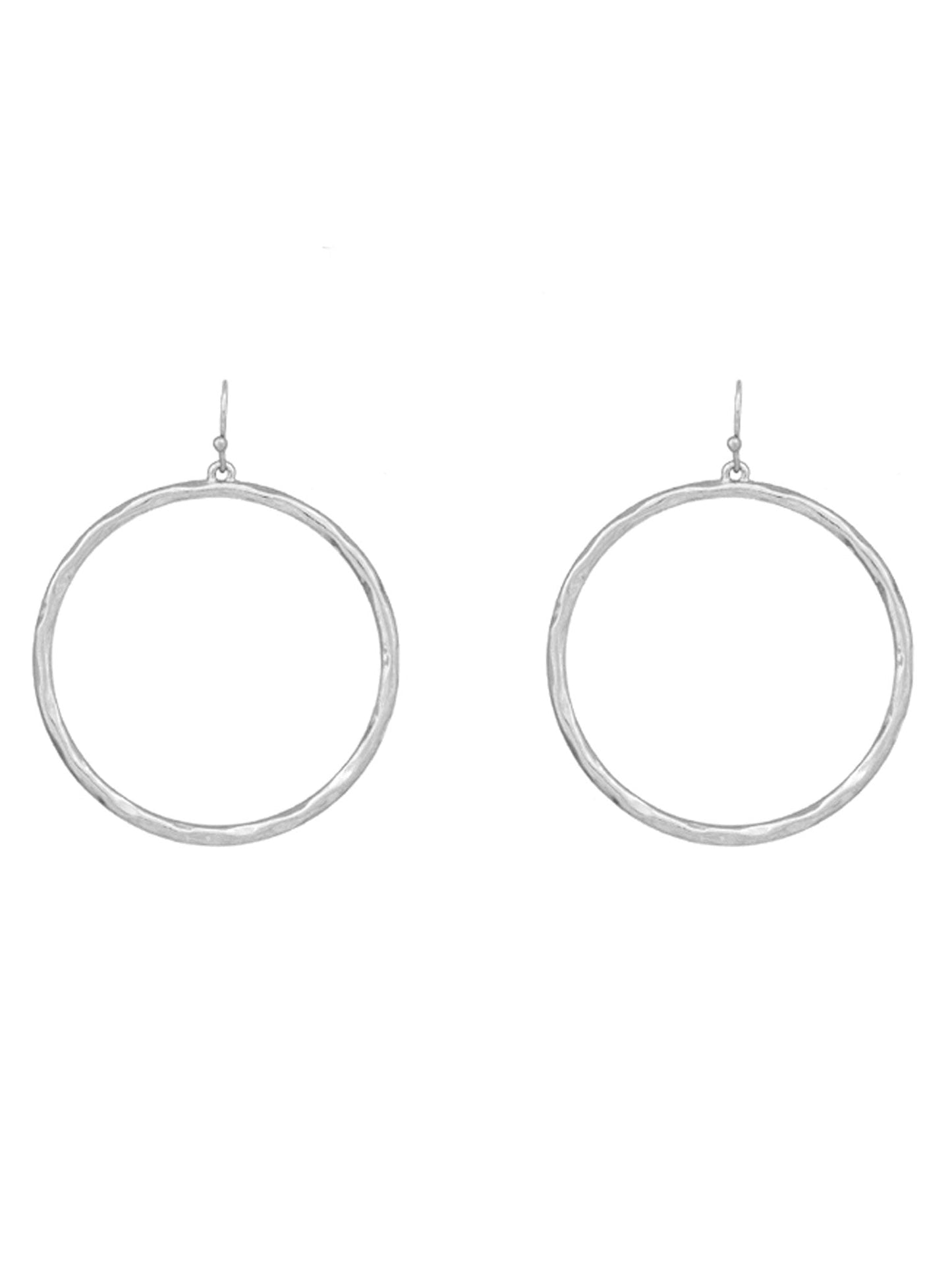 Hammered Hollow Hoop