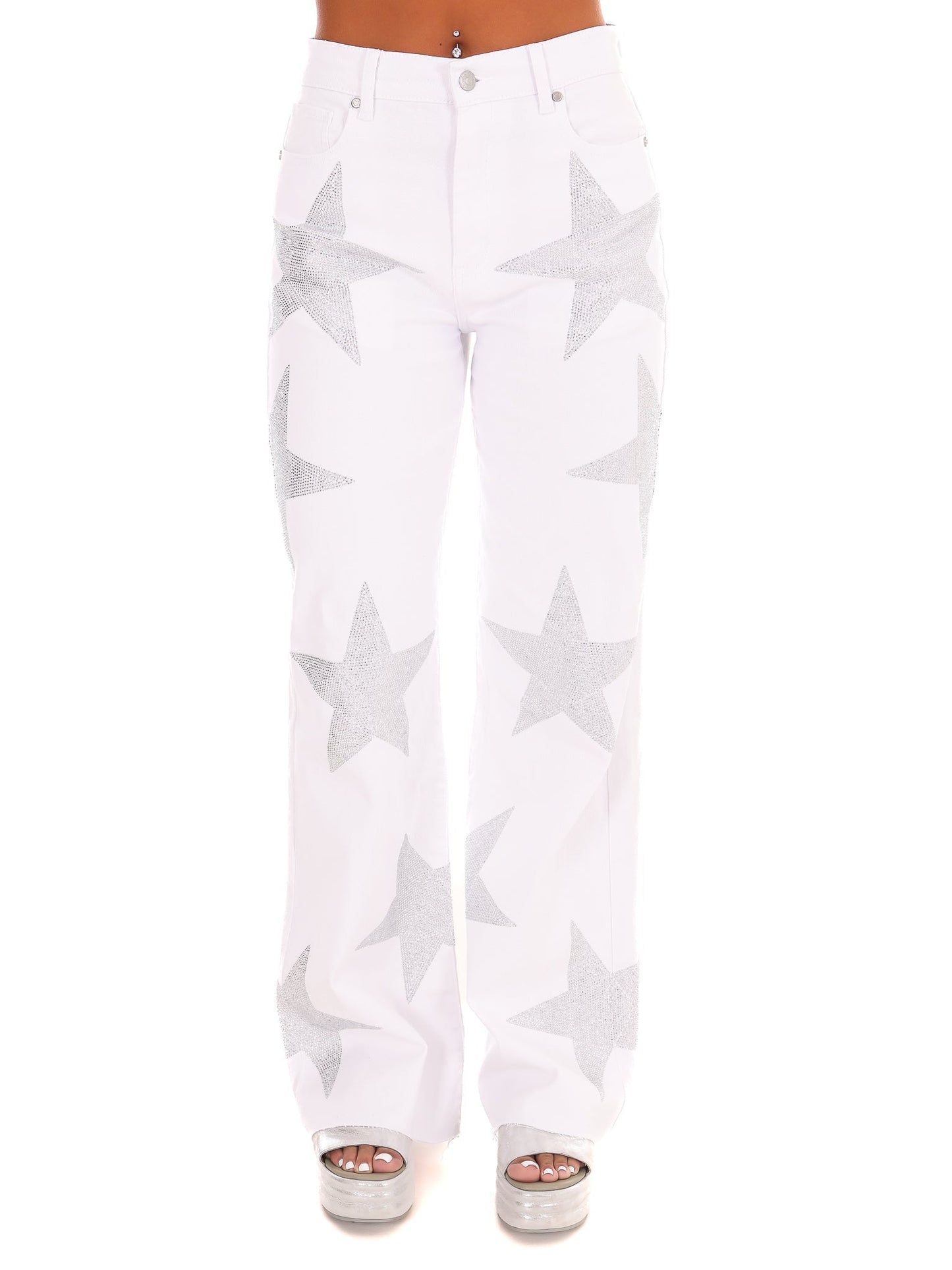 Follow the Stars High Waisted Jeans