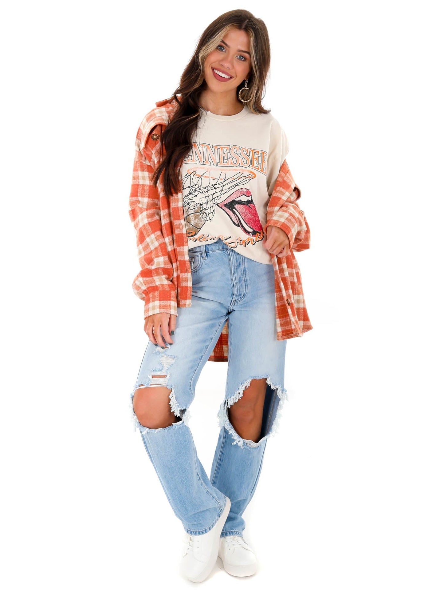 Rolling Stones Tennessee Basketball Net Tee