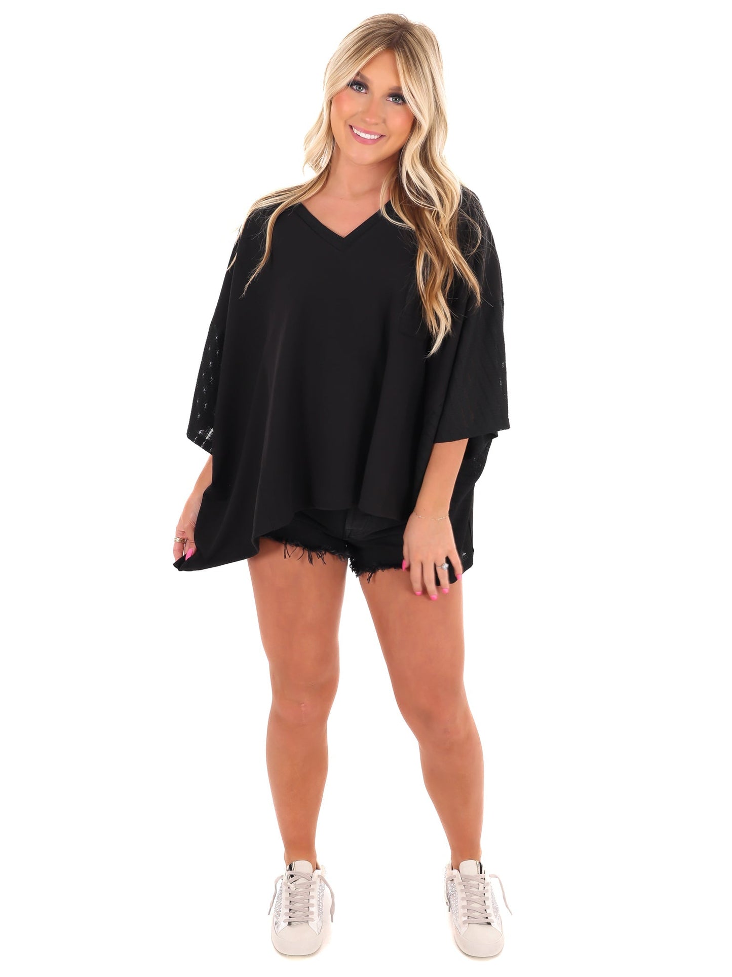 So Cool Easy V-Neck Top