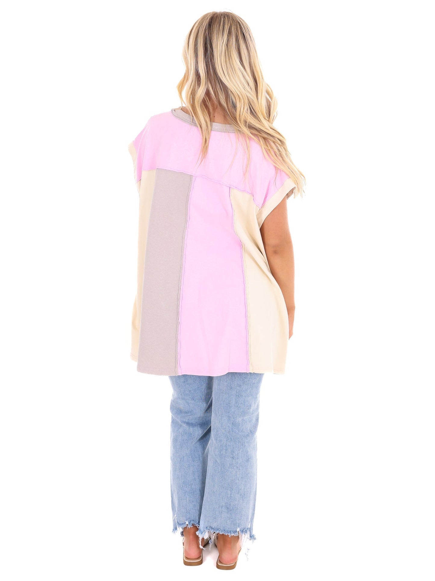 Everybody Talks Colorblock Top
