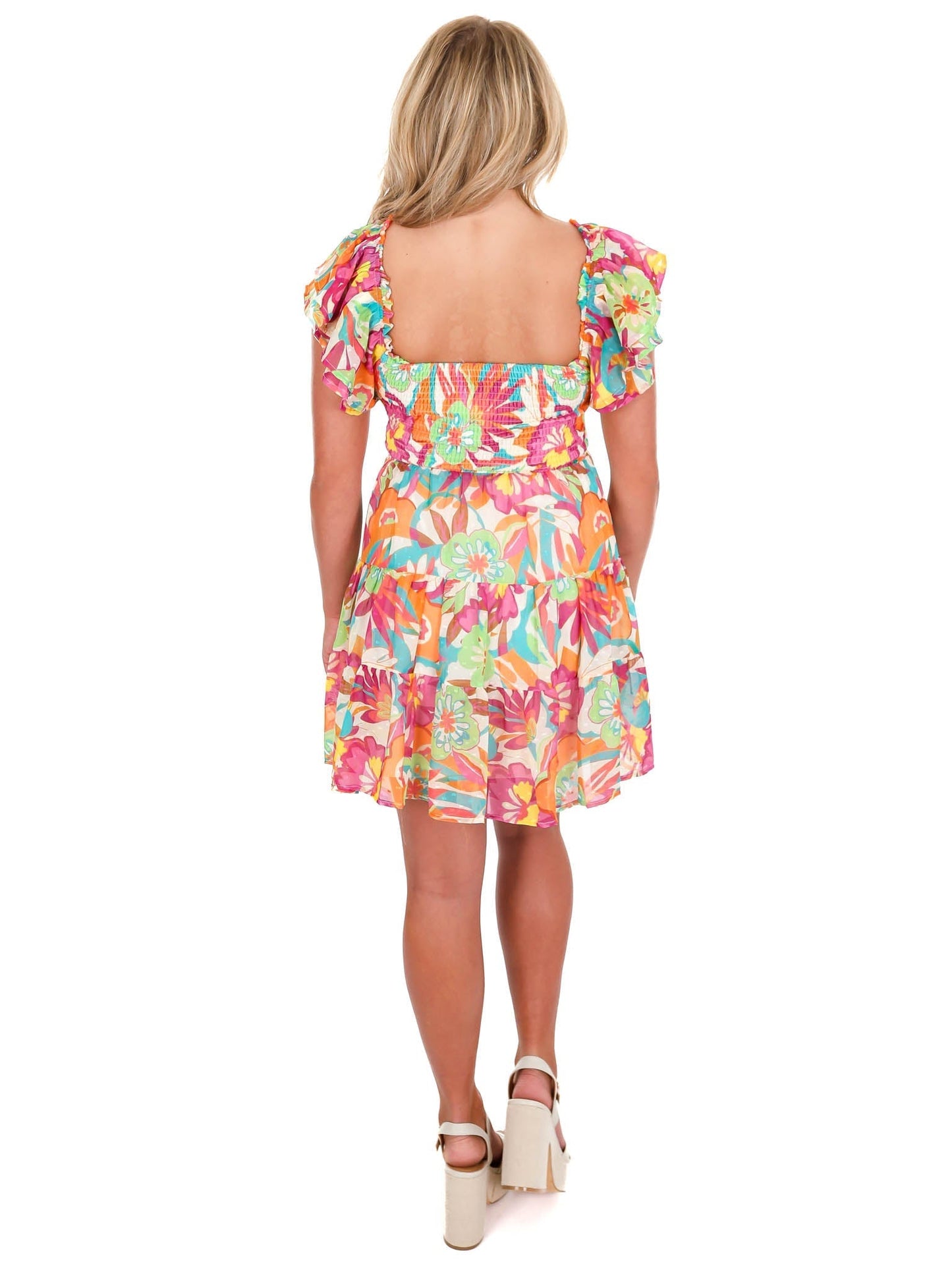 Life in Color Floral Mini Dress