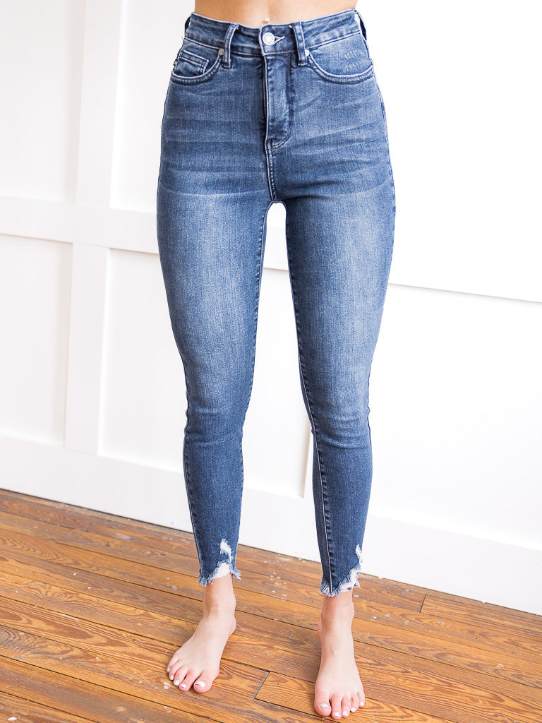 No Doubts Hi Rise Tummy Control Skinny Jeans