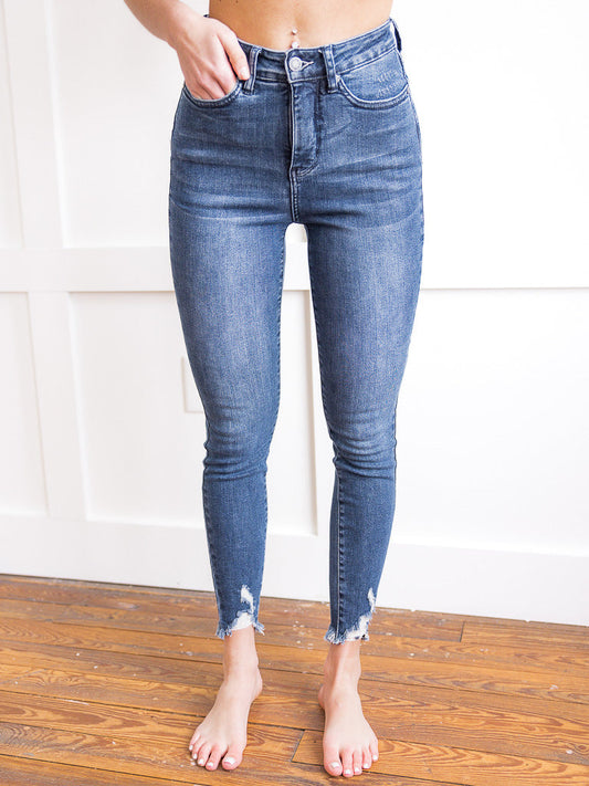 No Doubts Hi Rise Tummy Control Skinny Jeans