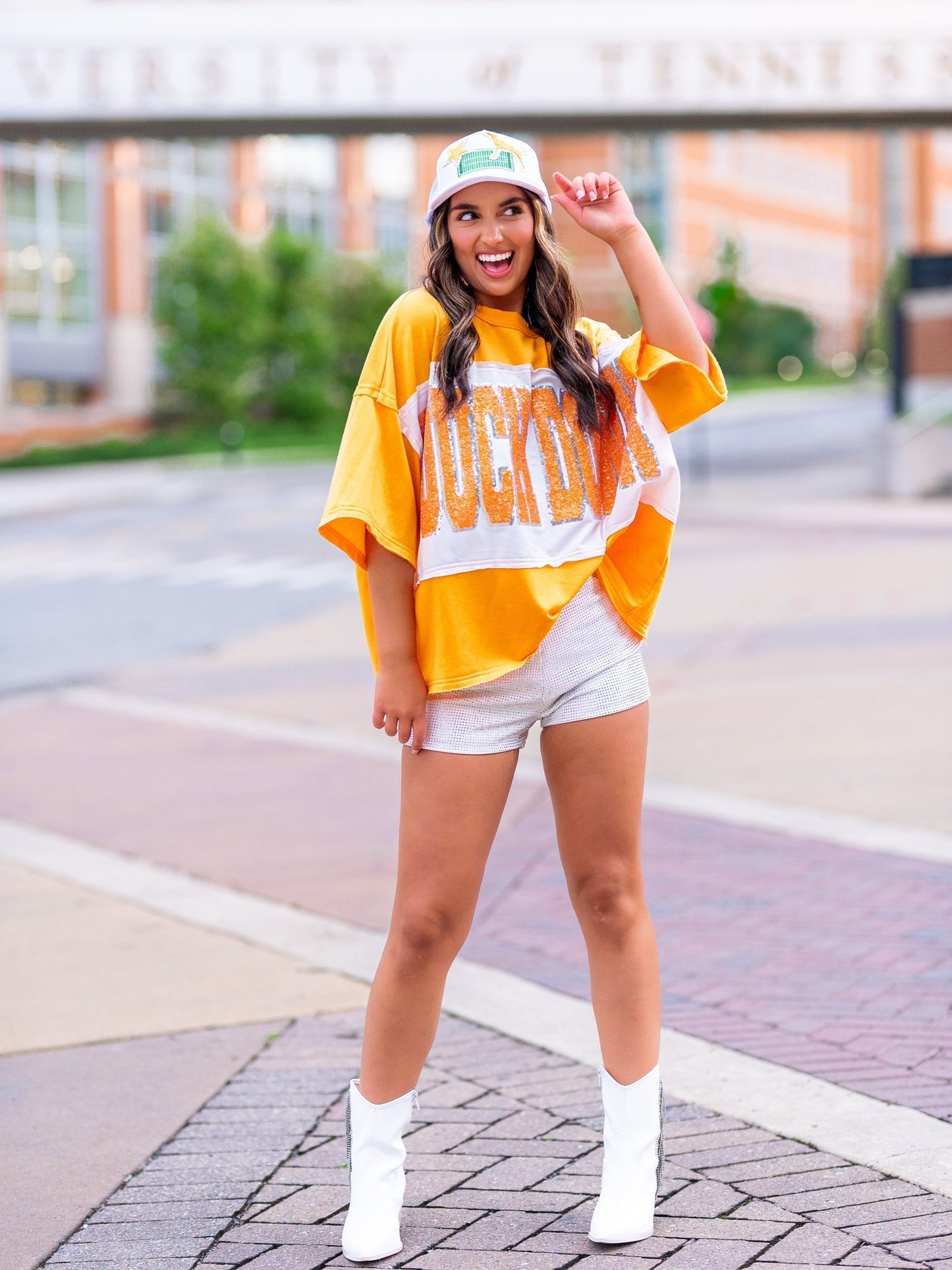 Touch Down Colorblock Top
