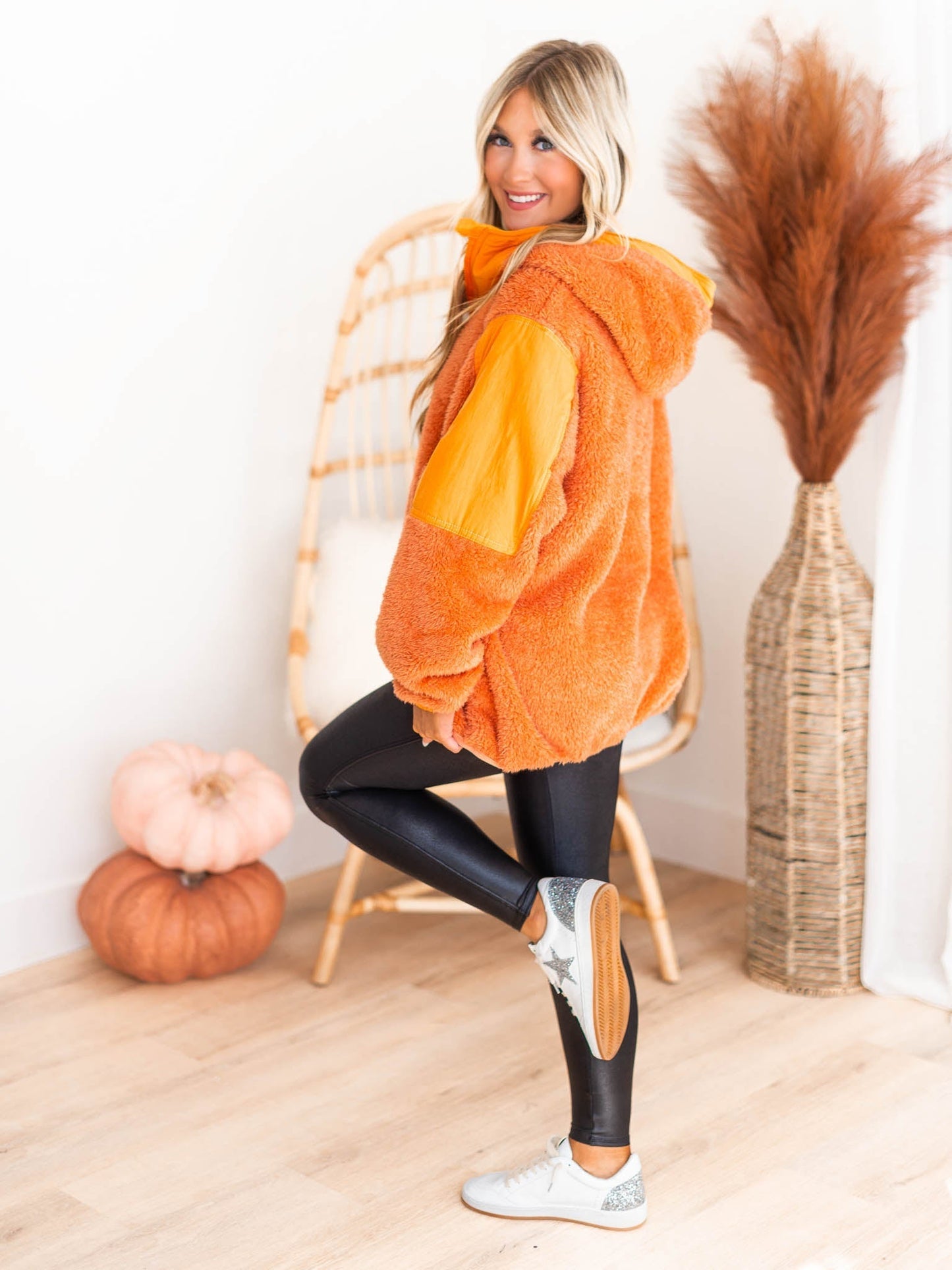 Just Pretend Sherpa Pullover