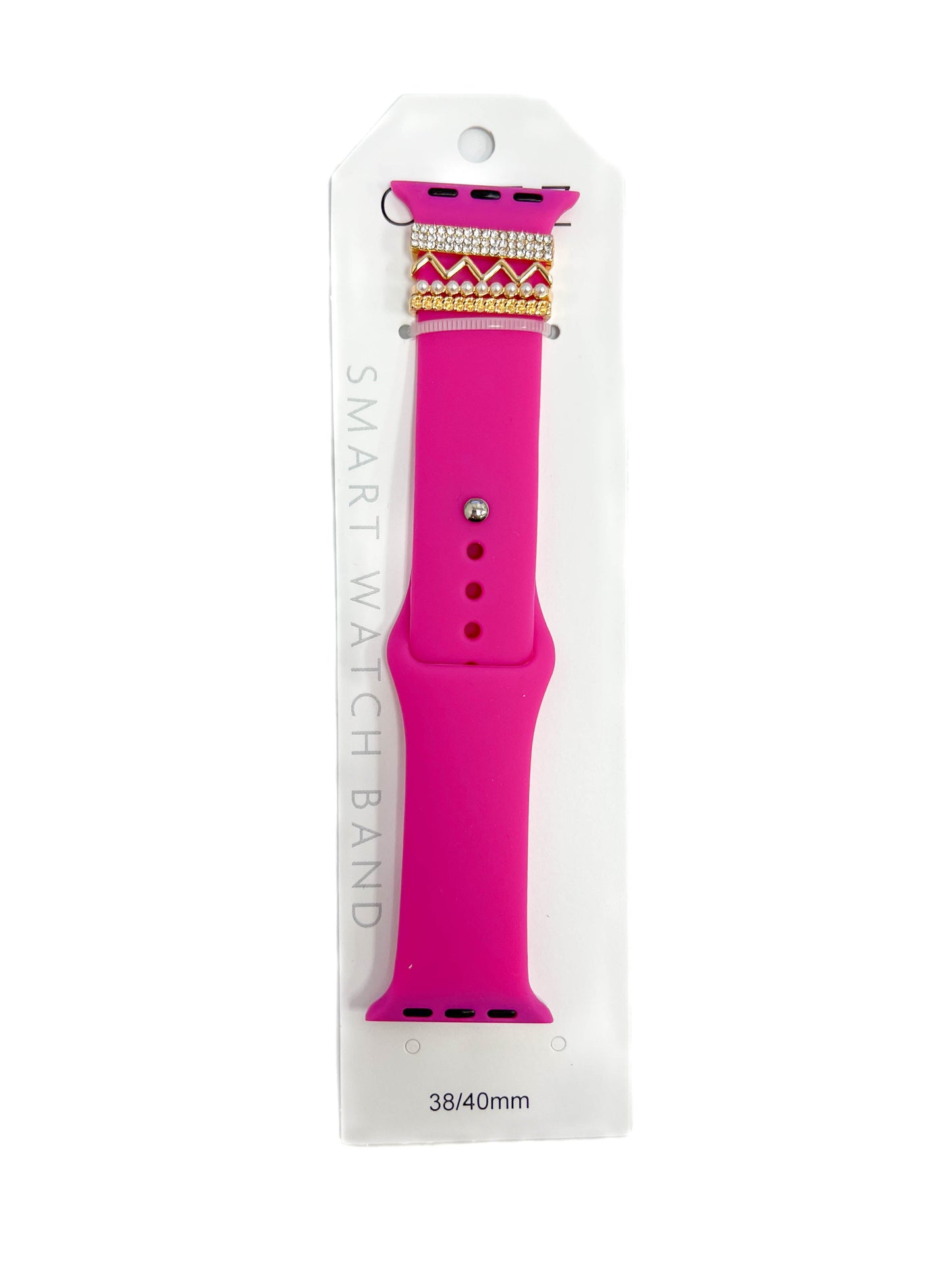 Silicone Watch Band with Assorted Rings