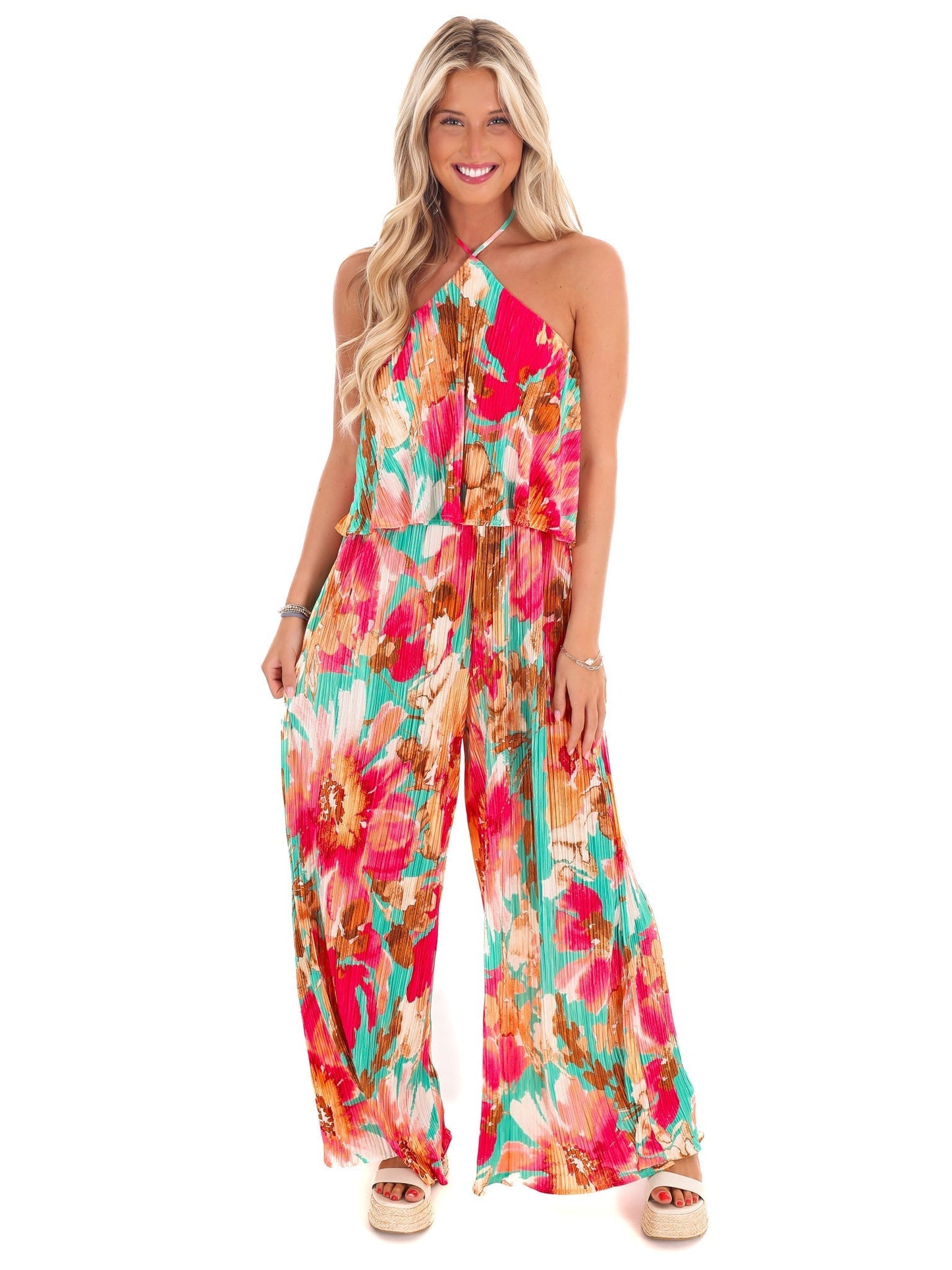 Paradise Found Floral Jumpsuit