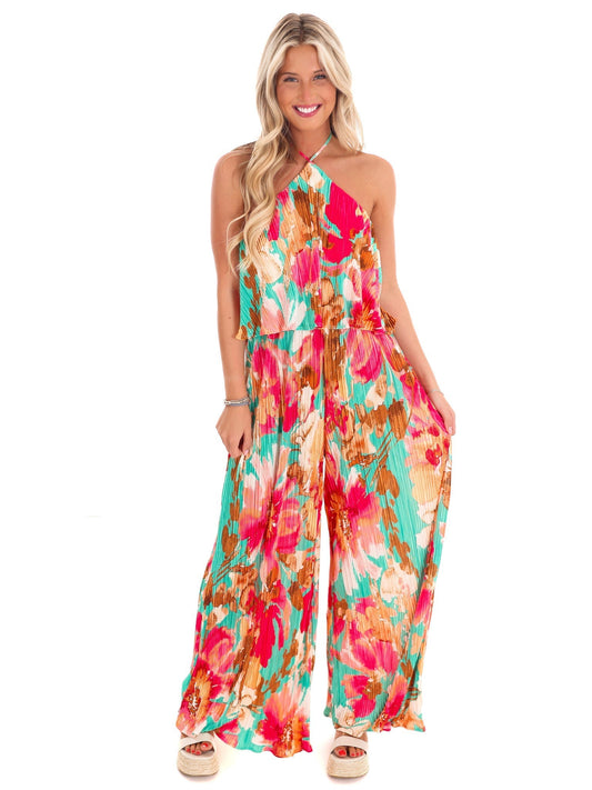 Paradise Found Floral Jumpsuit