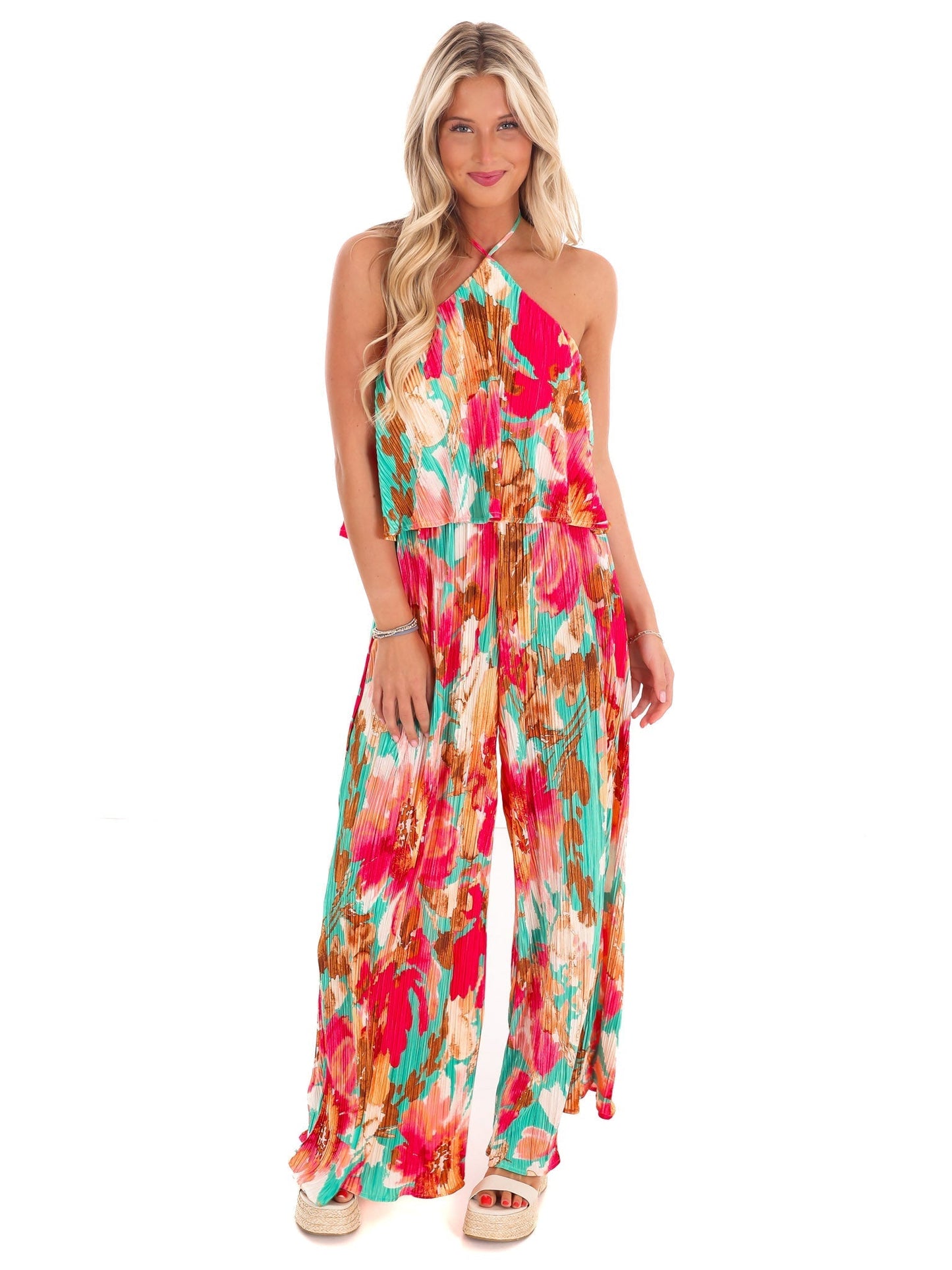Paradise Found Floral Jumpsuit