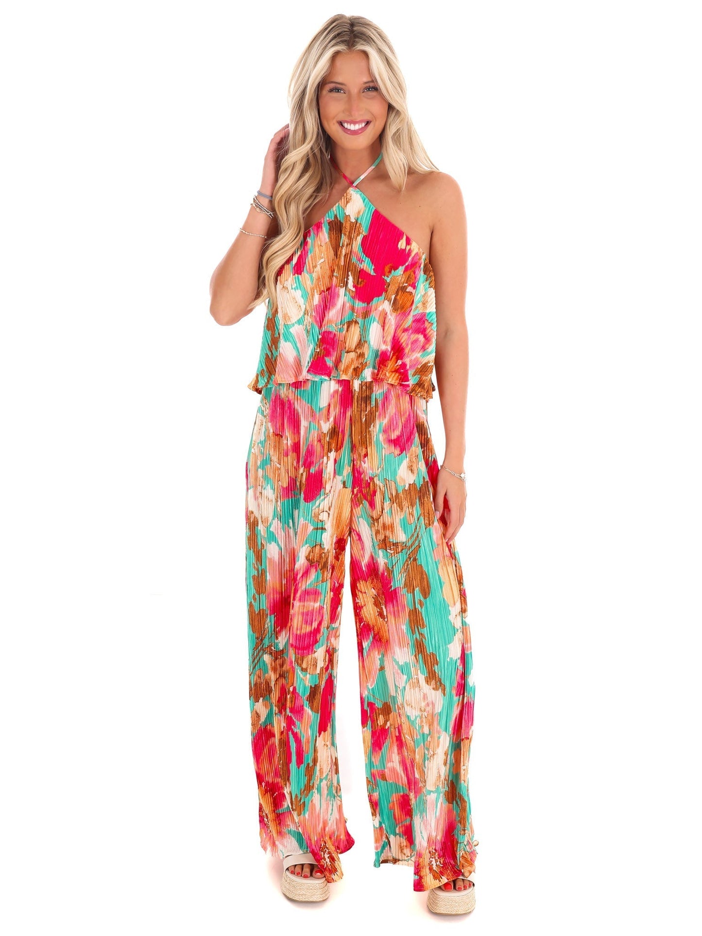 Paradise Found Floral Jumpsuit