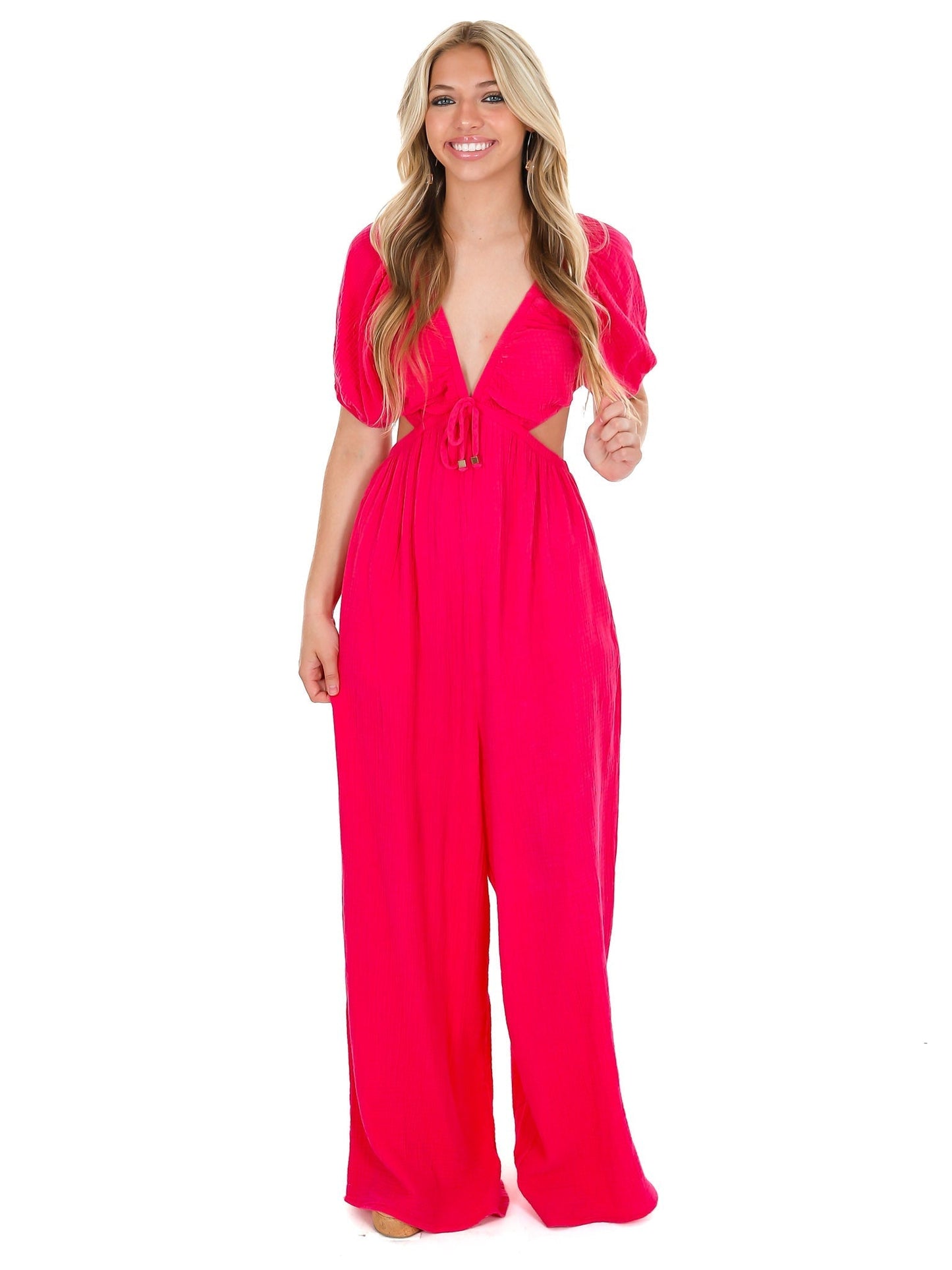 Take Your Chance Cut Out Jumpsuit