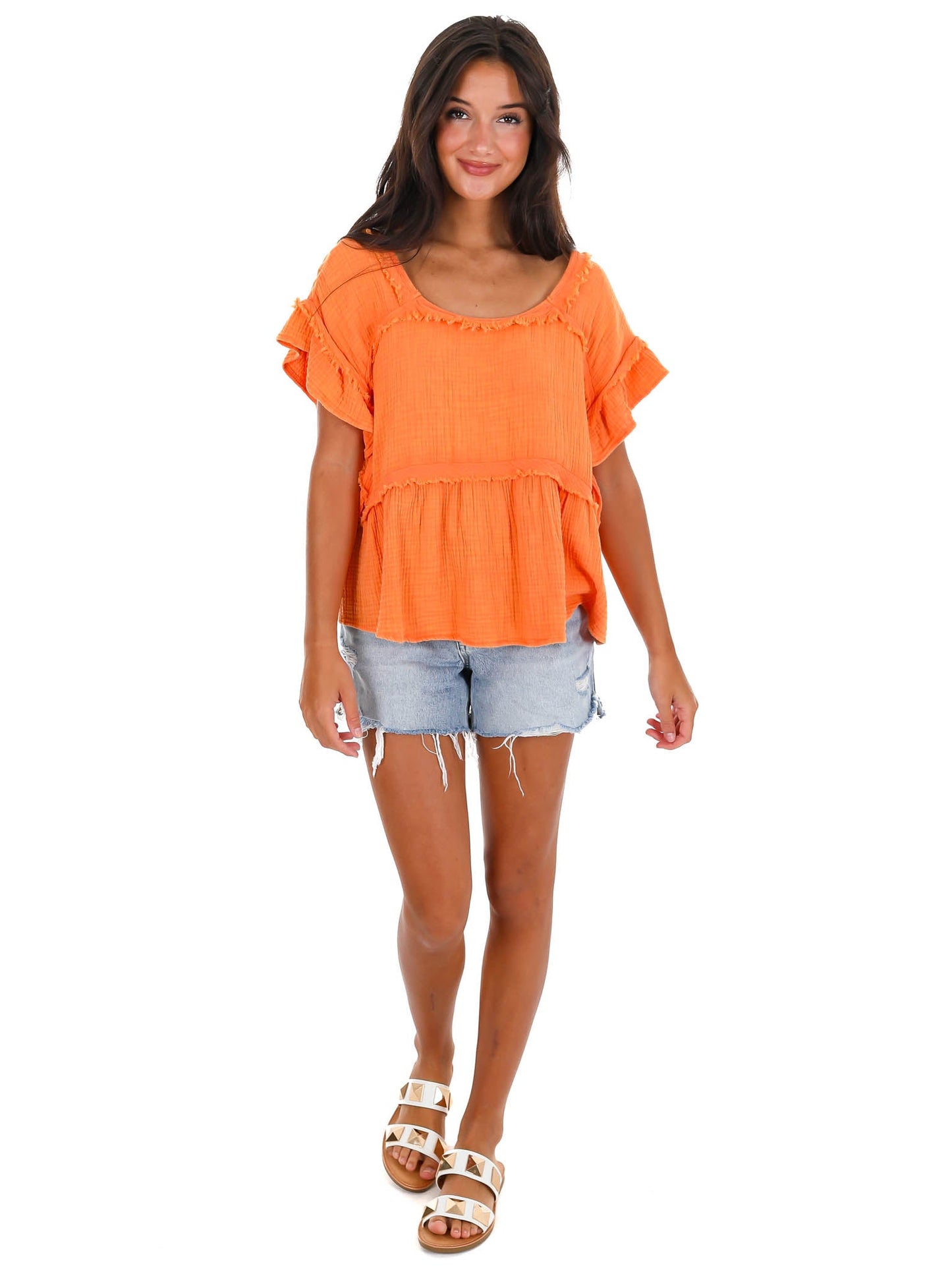 Me and You Gauze Top