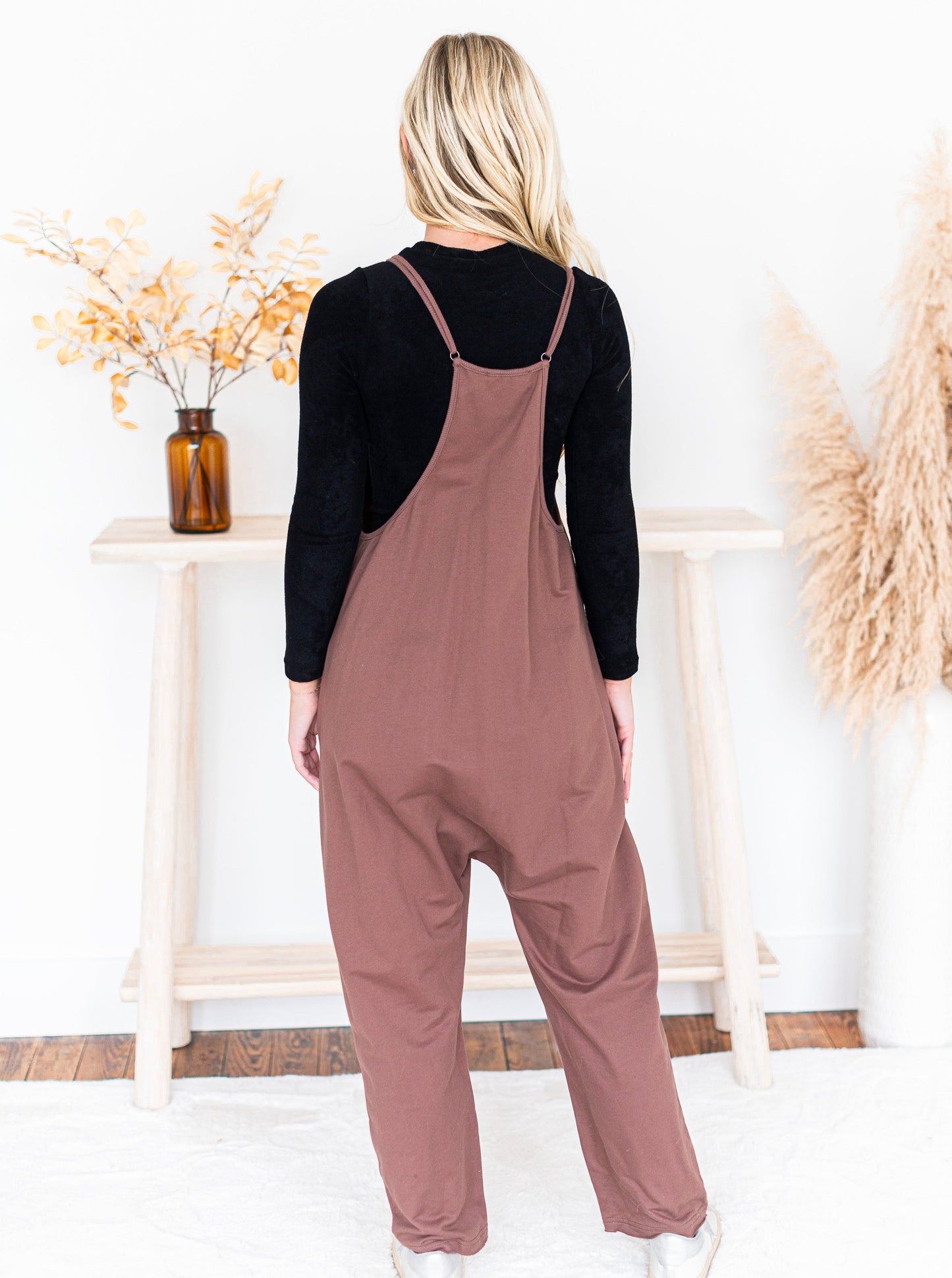 No Going Back V-Neck Jumpsuit