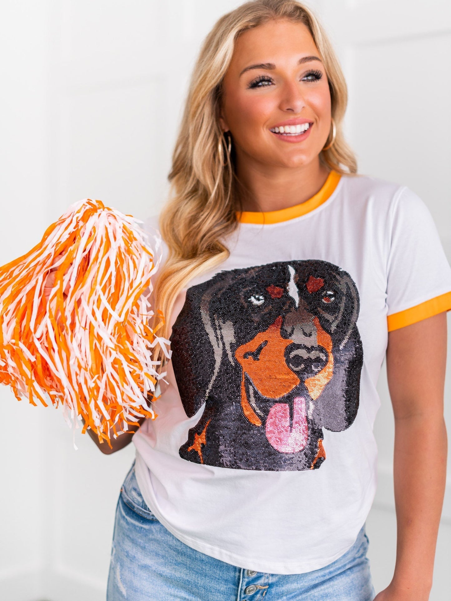 Sequin Smokey Tee