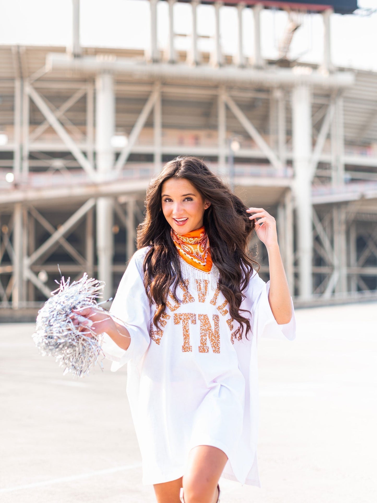 Rhinestone Knoxville TN Oversized Tee