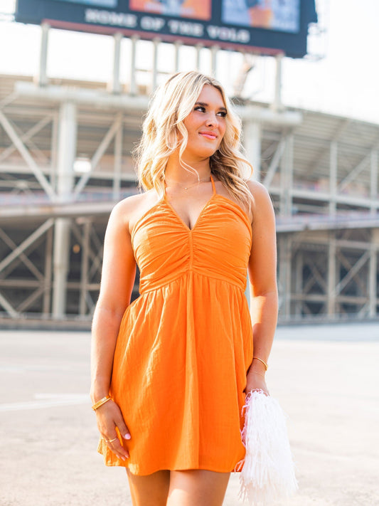 Love the Game Halter Dress