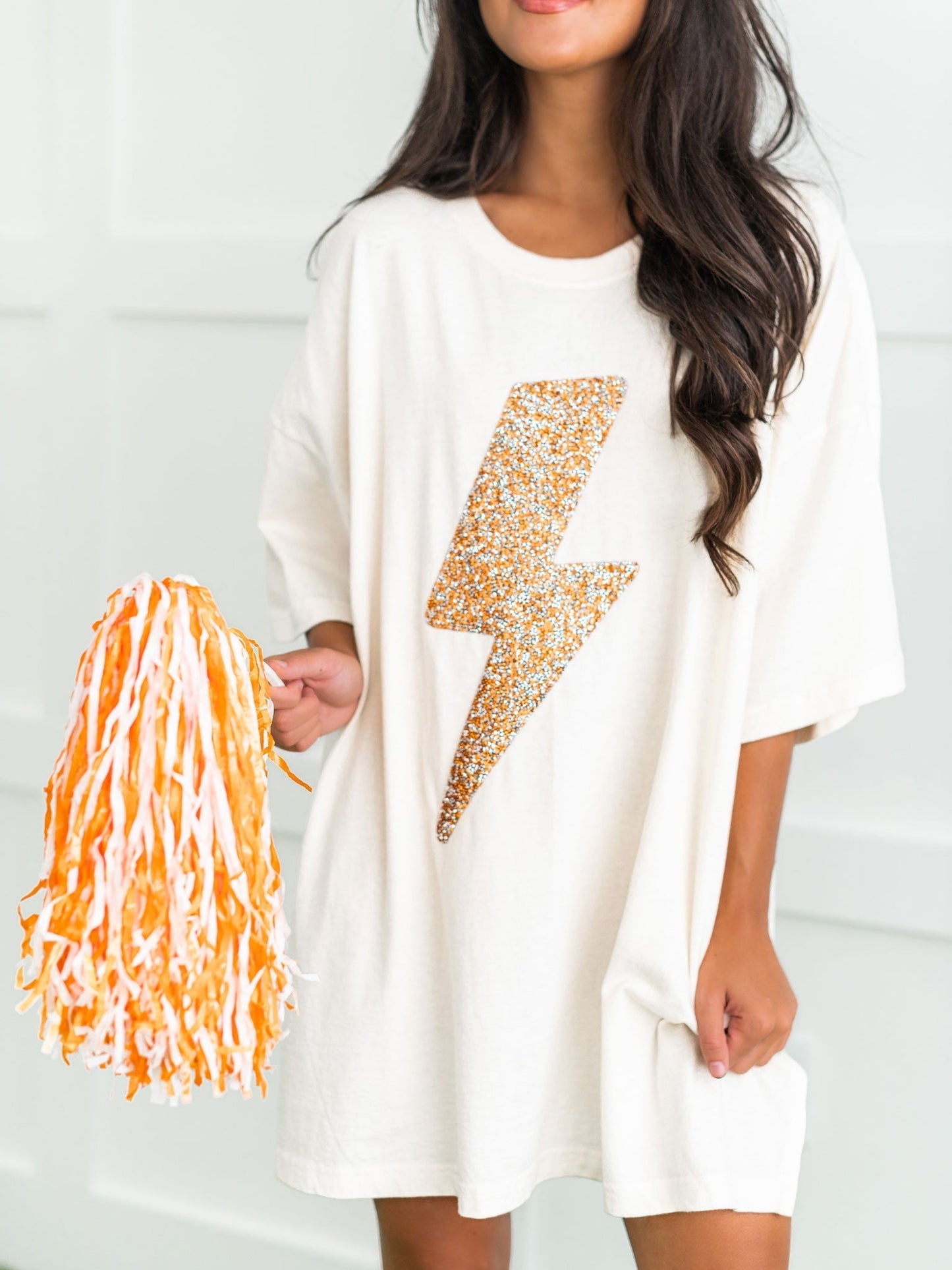 Oversized Lightning Bolt Tee