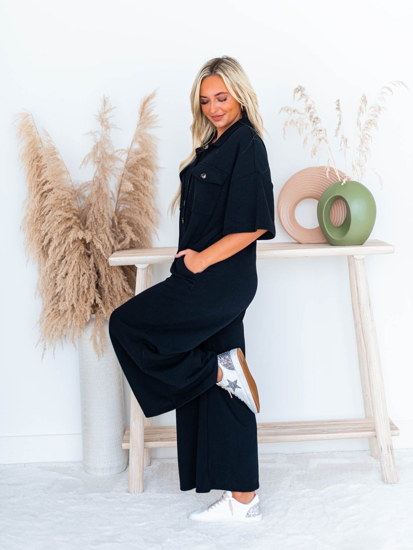 Make It Happen Wide Leg Jumpsuit