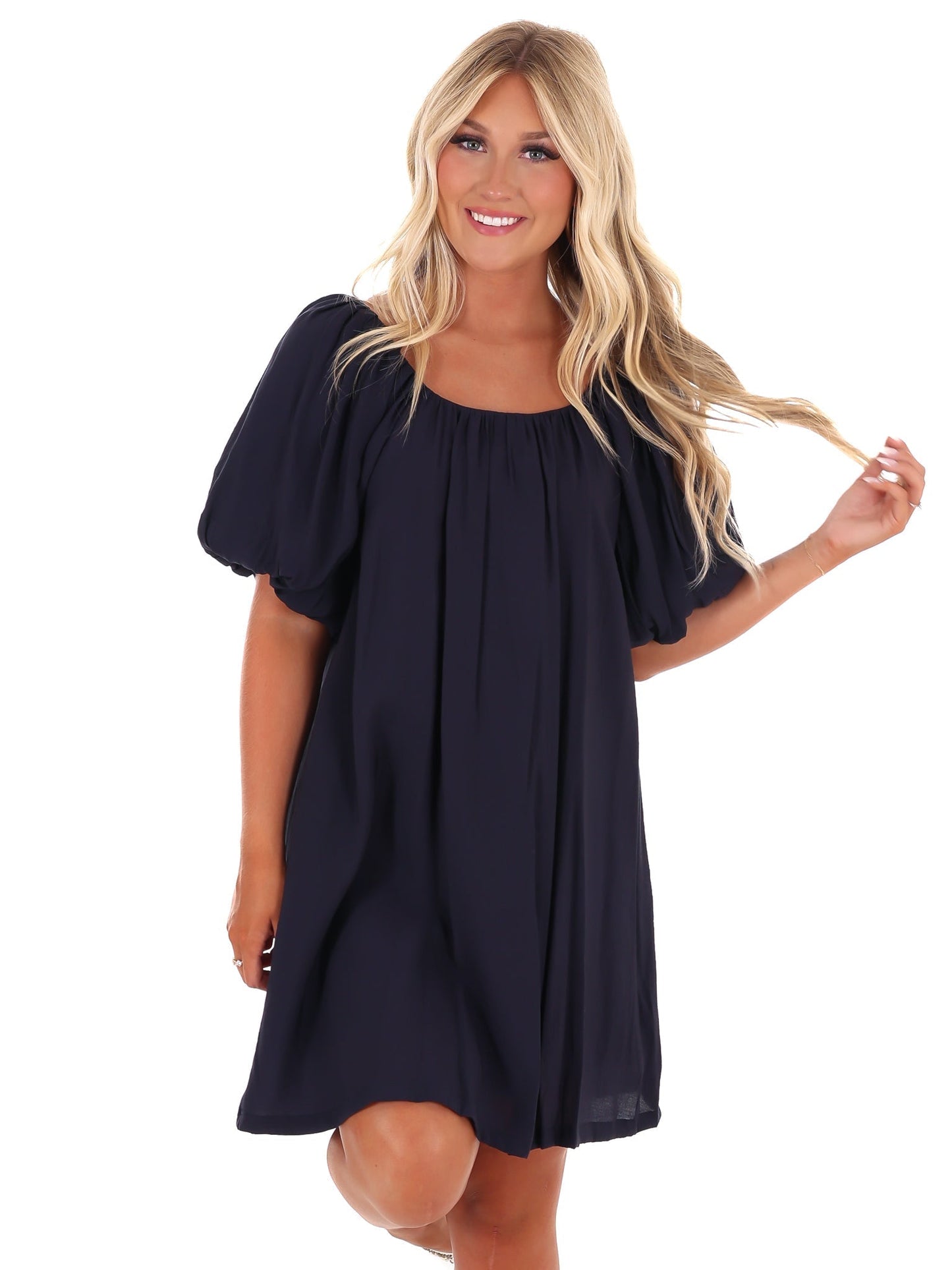 Perfectly Pleated Mini Dress