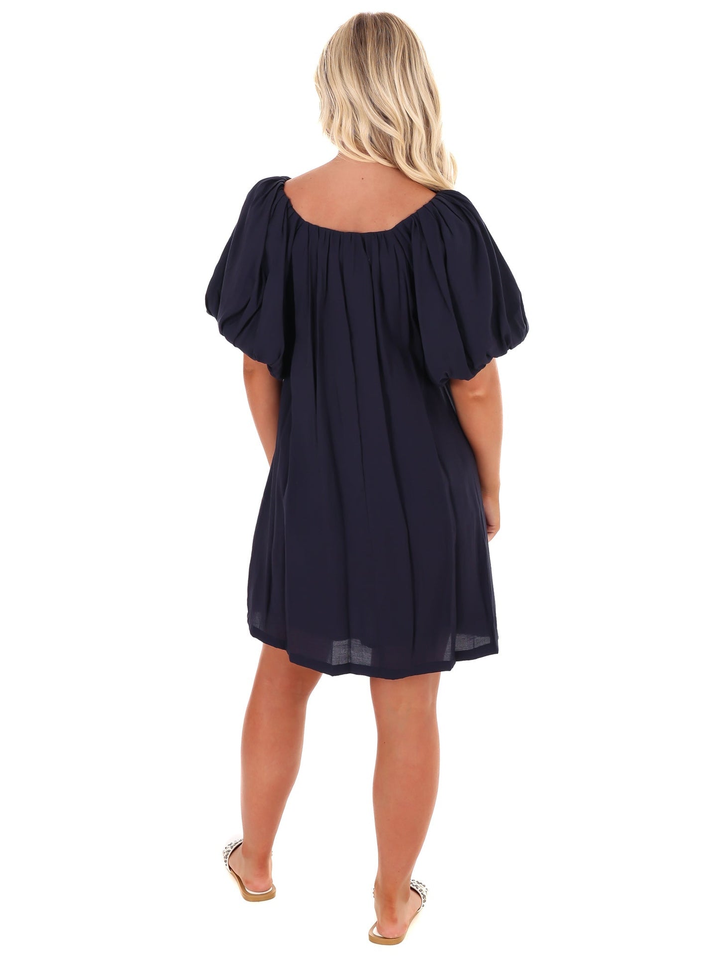 Perfectly Pleated Mini Dress