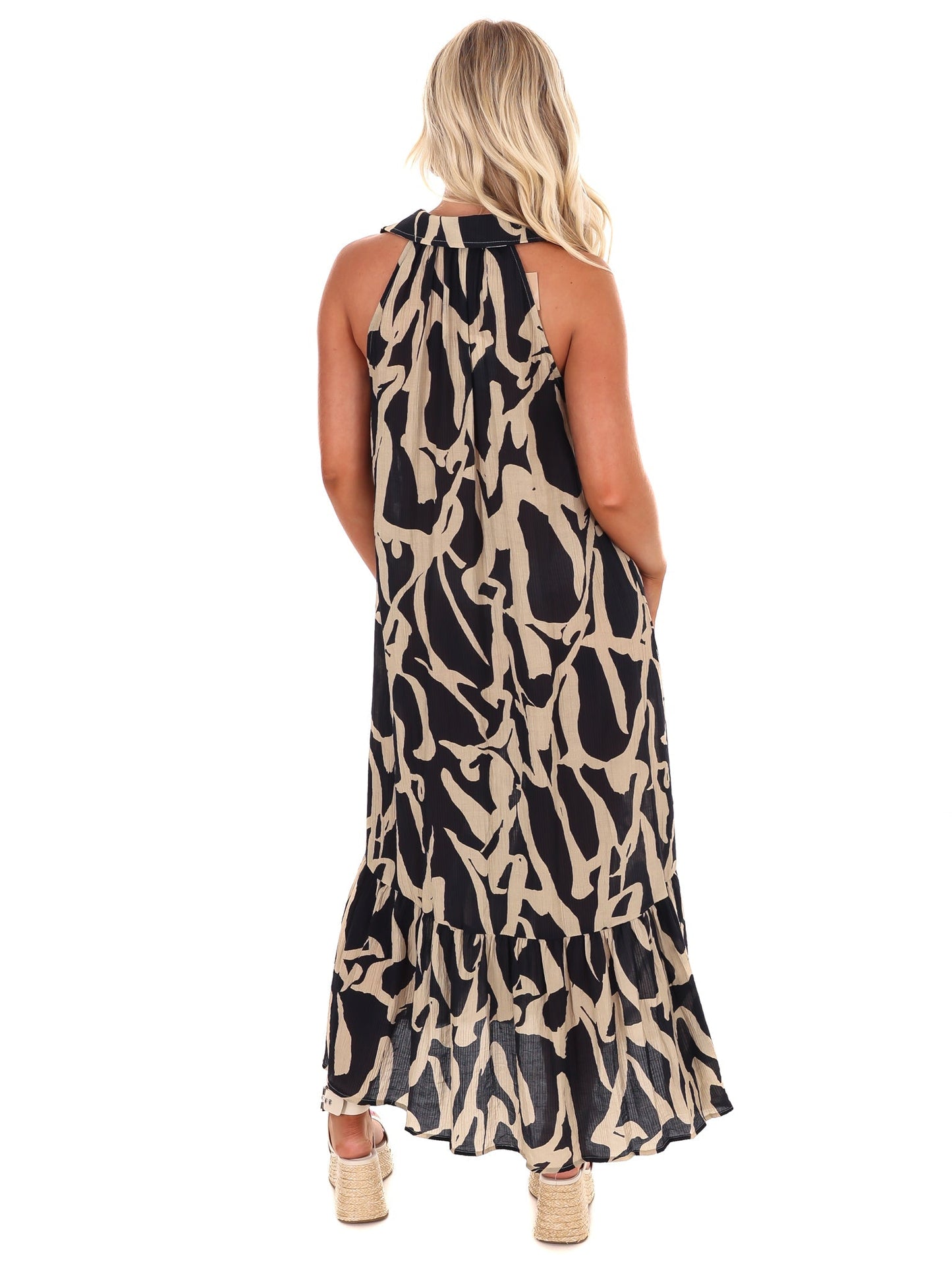 Breezy Bliss Halter Dress