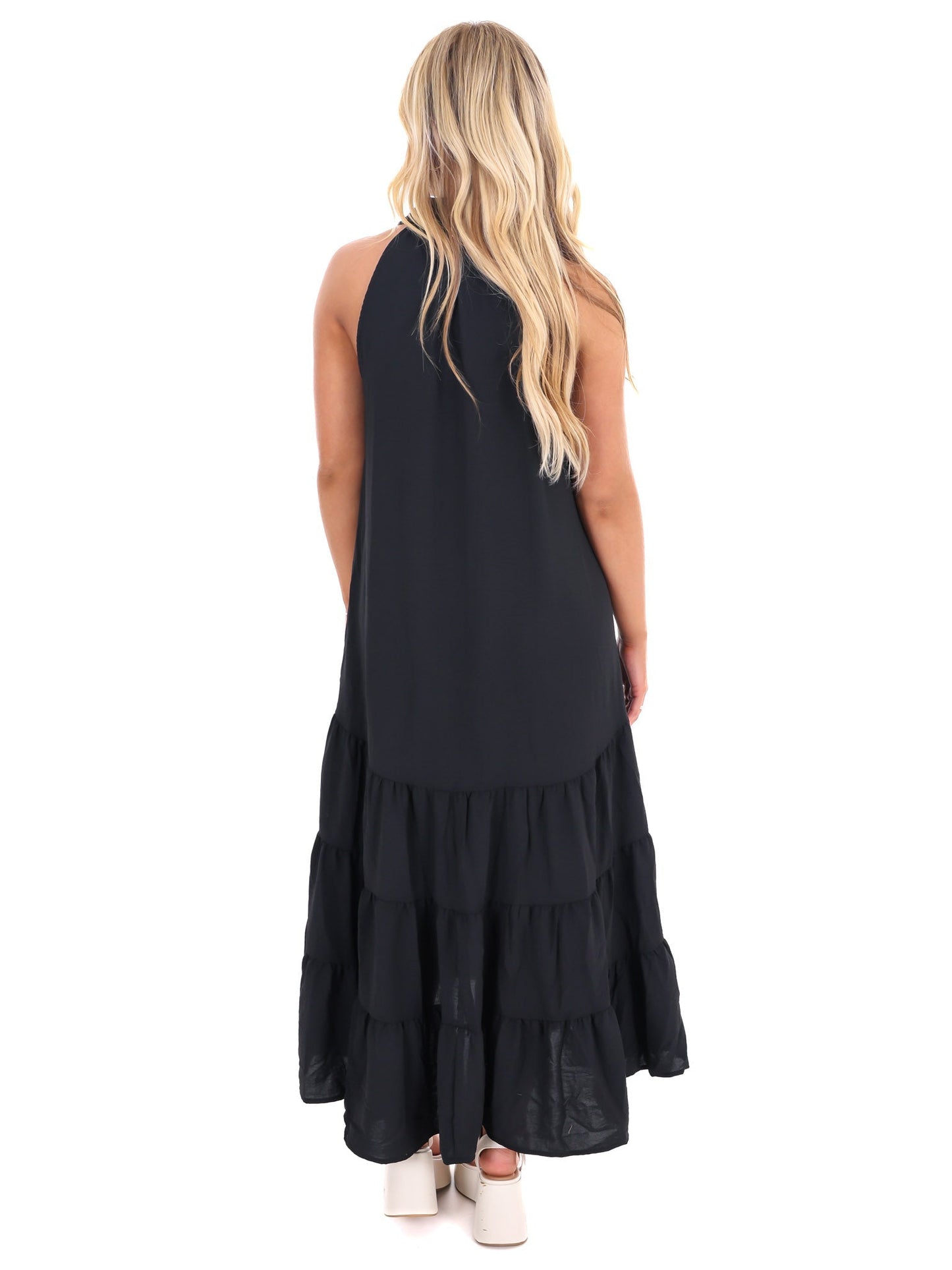 Take Me Back Halter Maxi Dress